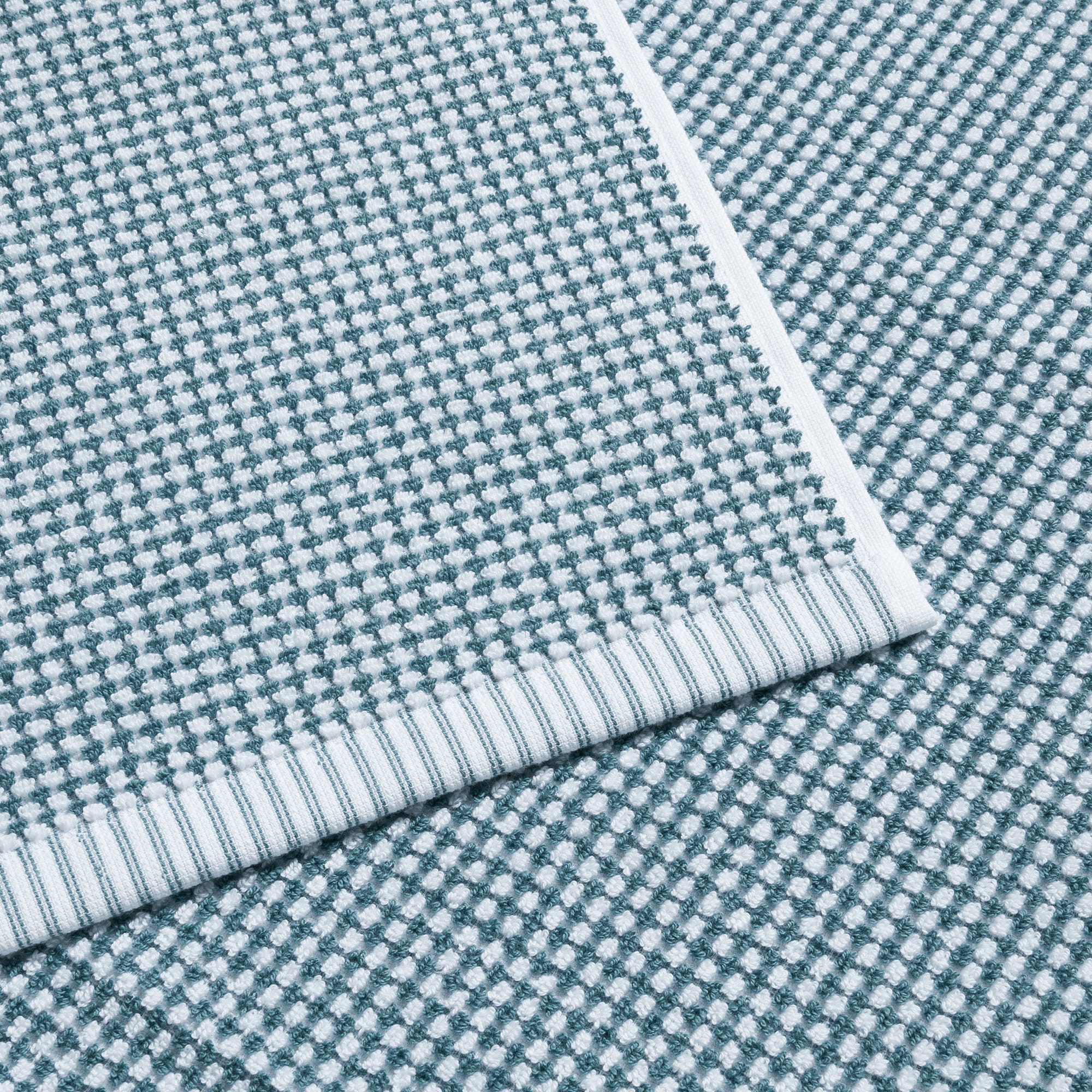 Möve Saunatücher Bliss snow/steel blue - 041 - 80x200 cm