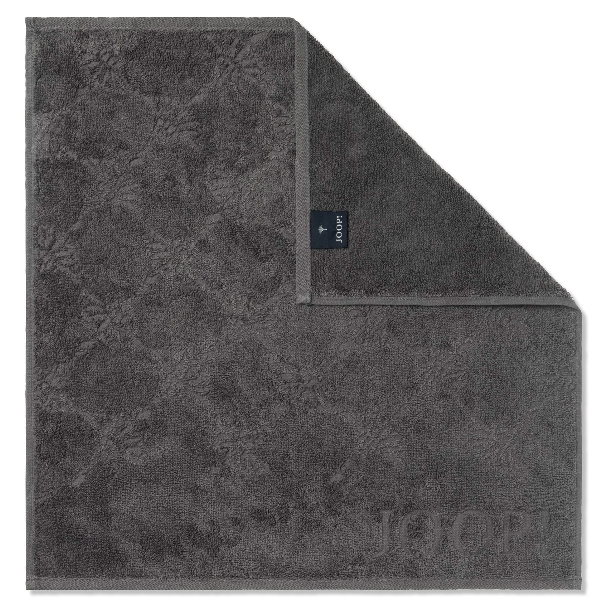 JOOP! Küchenhandtücher Cuisine Cornflower 1702 Anthrazit - 774 - 50x50 cm