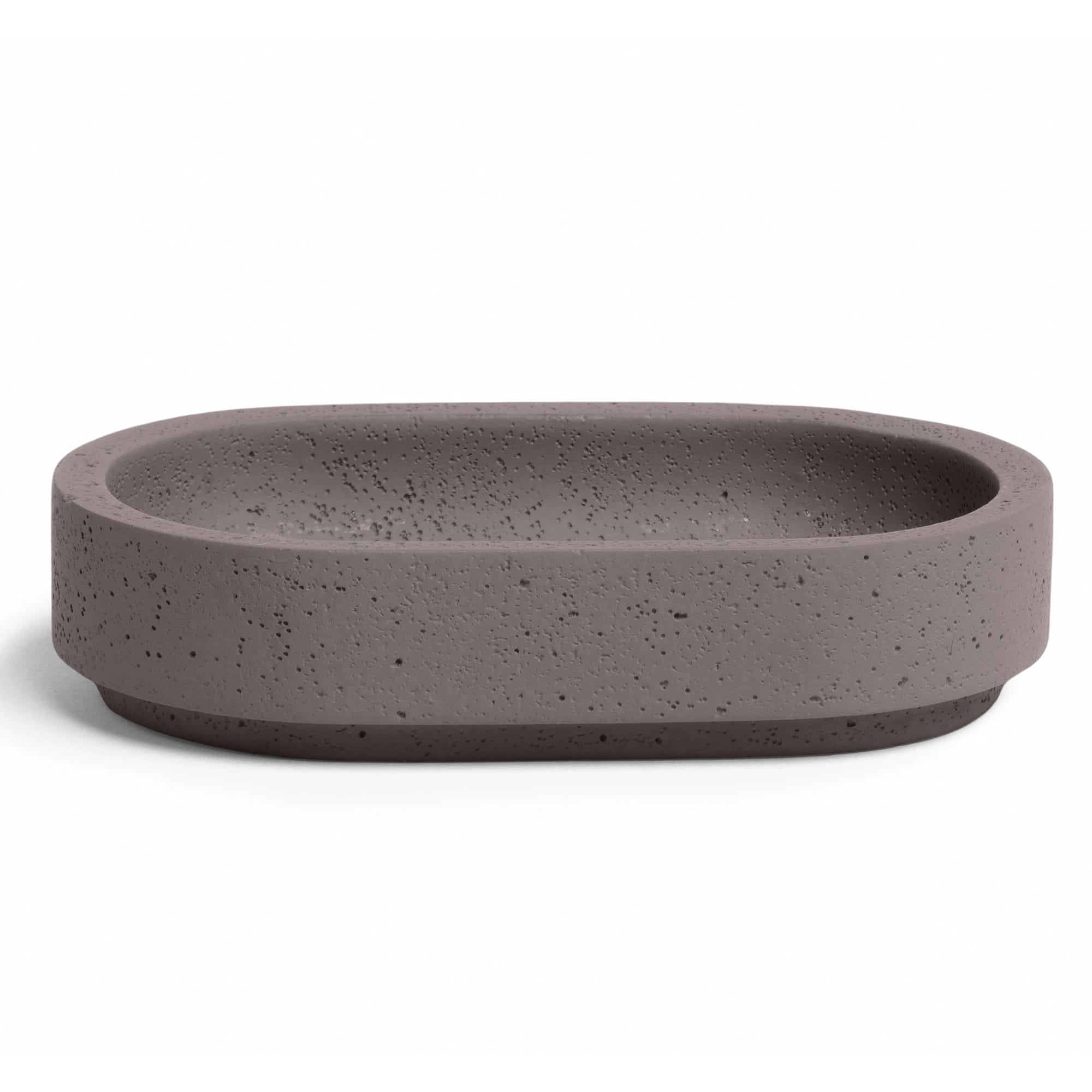 Möve Seifenschalen Solid grey - 081 - 12,5 x 8 x 2,5 cm