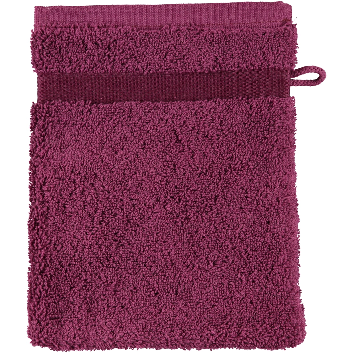 Rhomtuft - Handtücher Princess - Farbe: berry - 237 - Waschhandschuh 16x22 cm