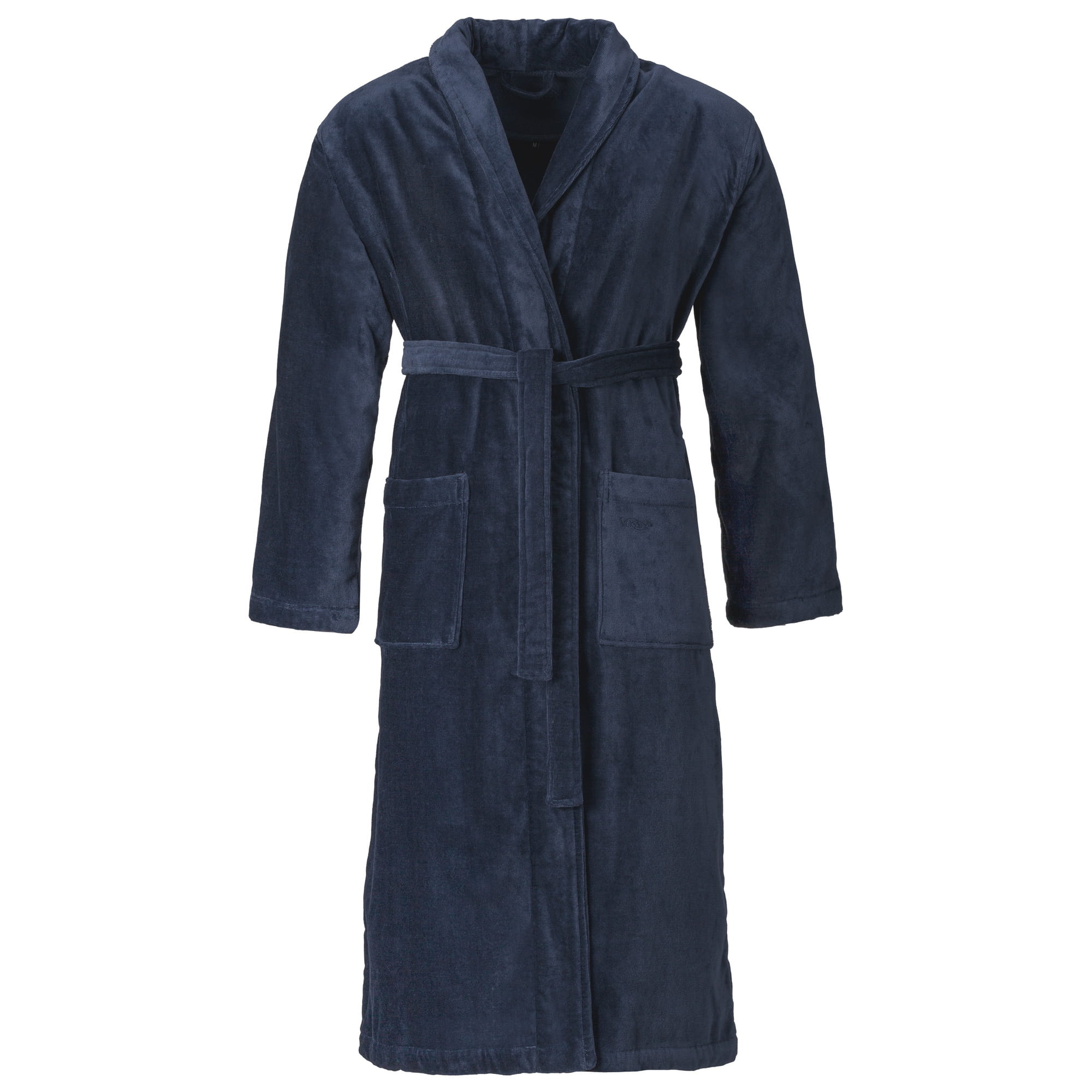 Vossen Bademäntel unisex Schalkragen Feeling-L navy blue - 4880