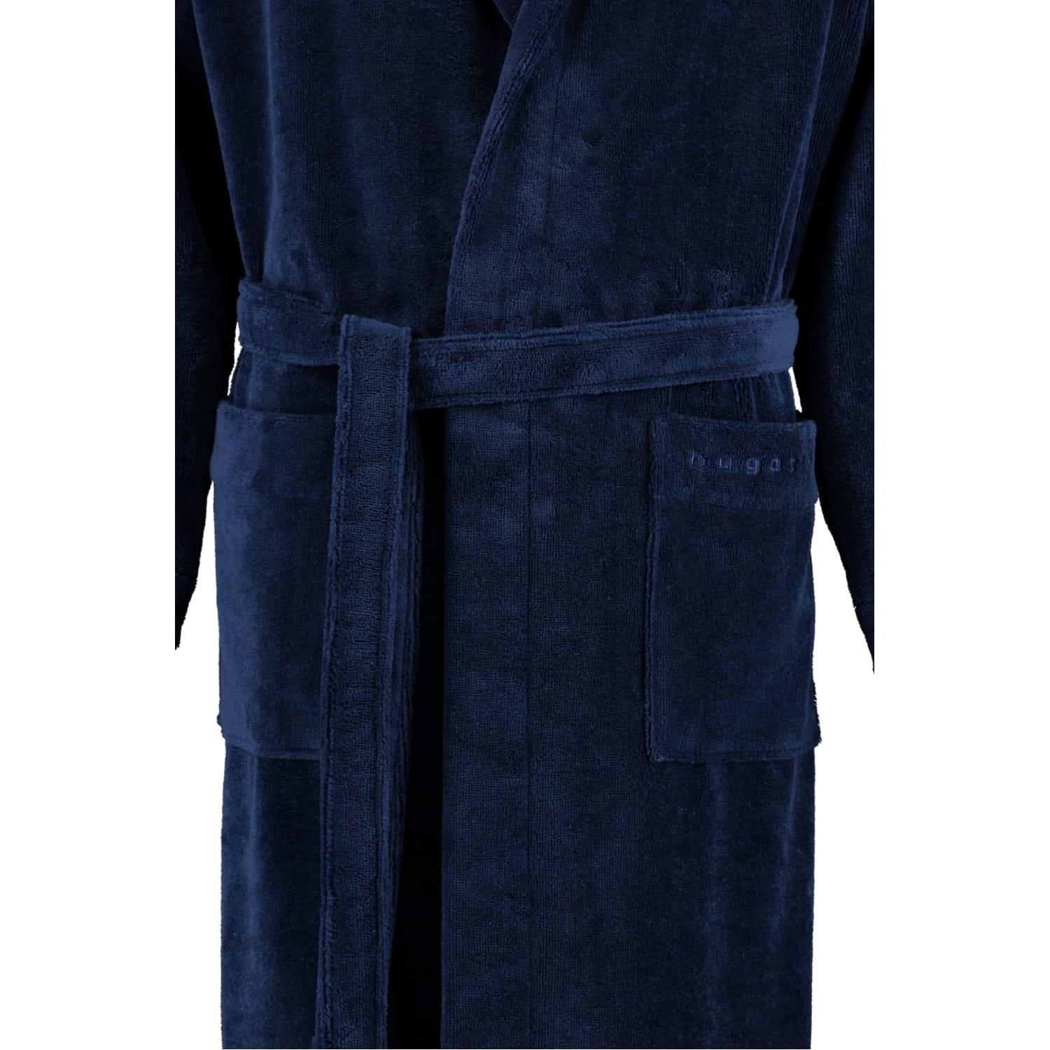 bugatti Herren Bademantel Kapuze Roberto - Farbe: marine blau - 493