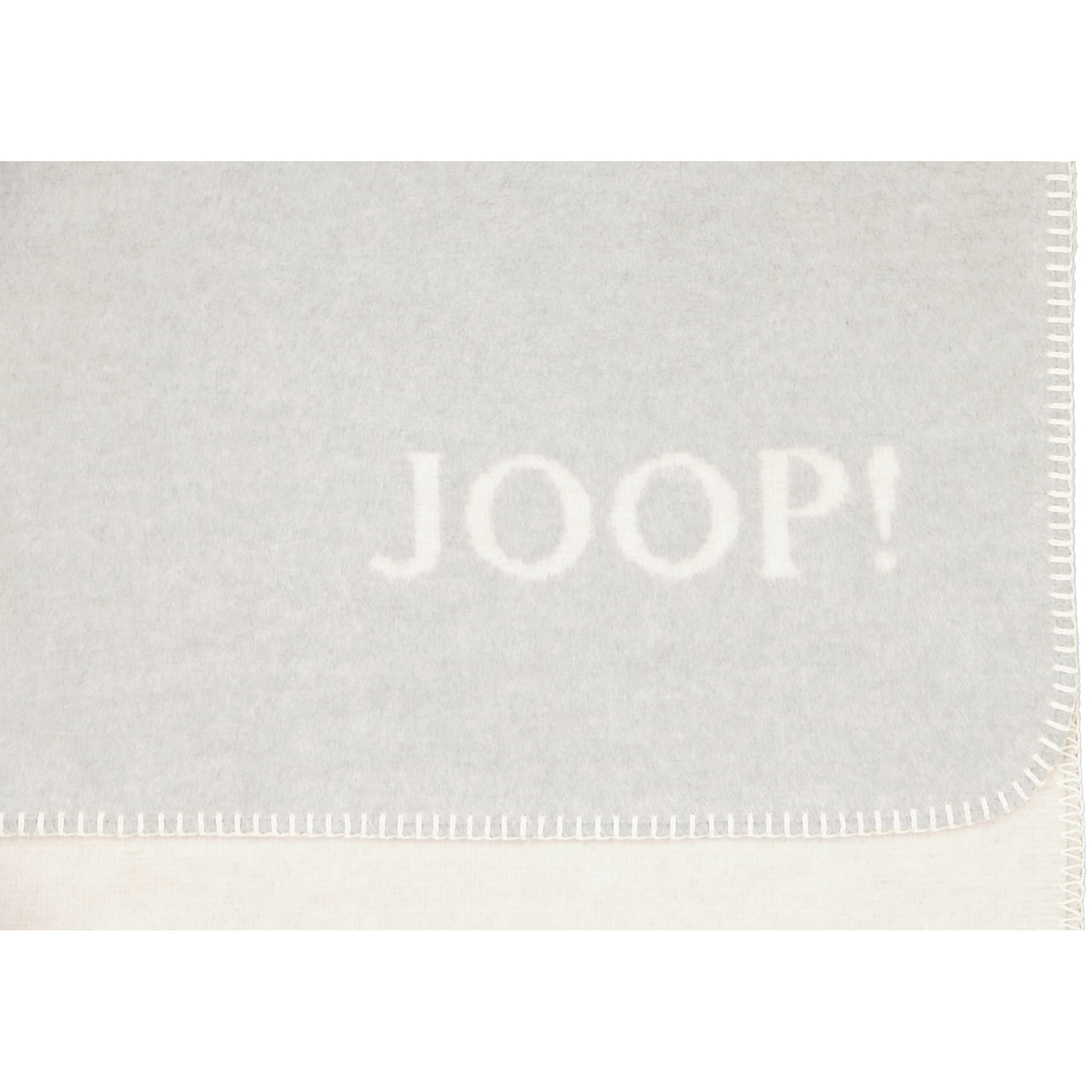JOOP! Wohndecke Melange-Doubleface - Größe: 150x200 cm - Farbe: Stein-Silber