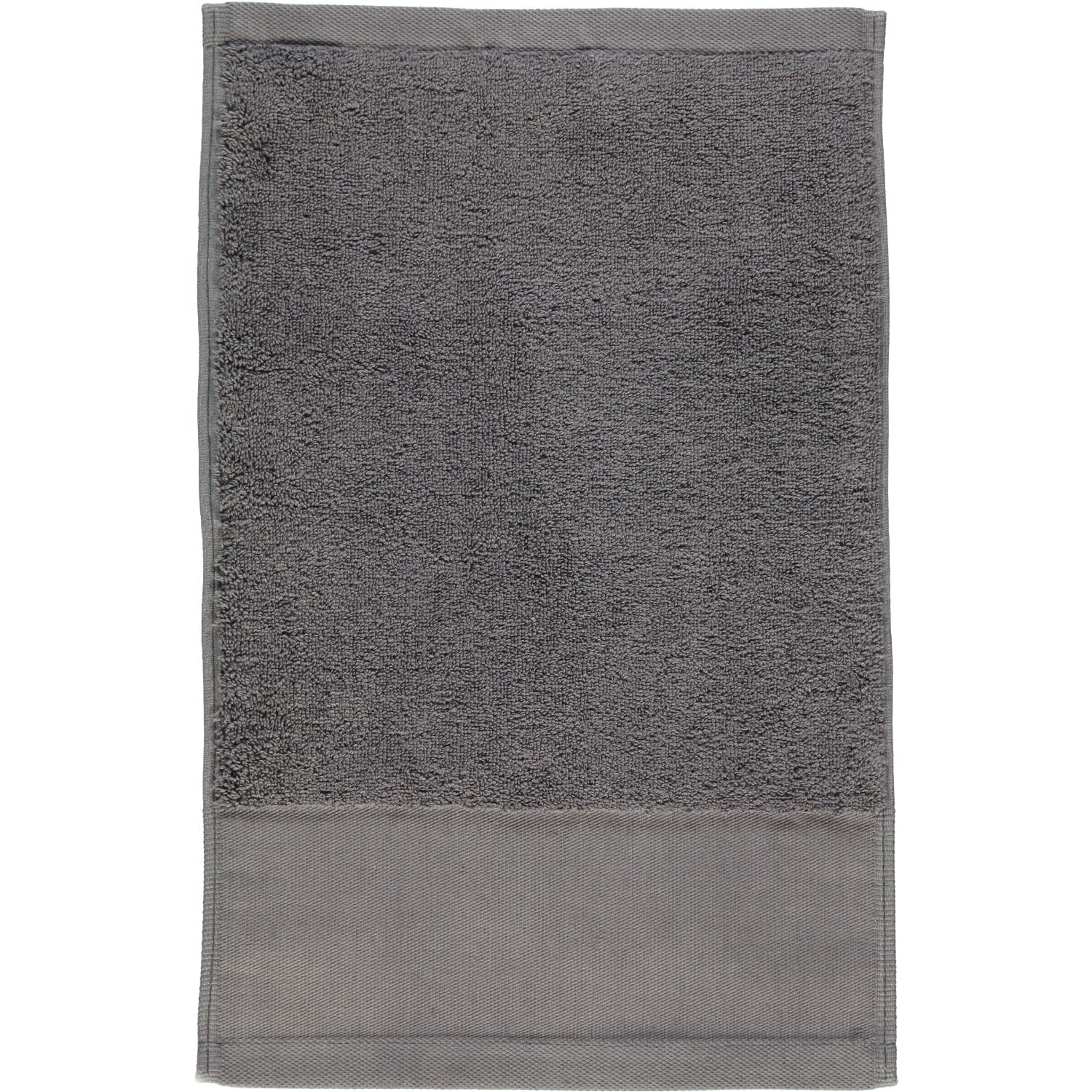 Rhomtuft - Handtücher Comtesse - Farbe: zinn - 02 - Gästetuch 30x50 cm