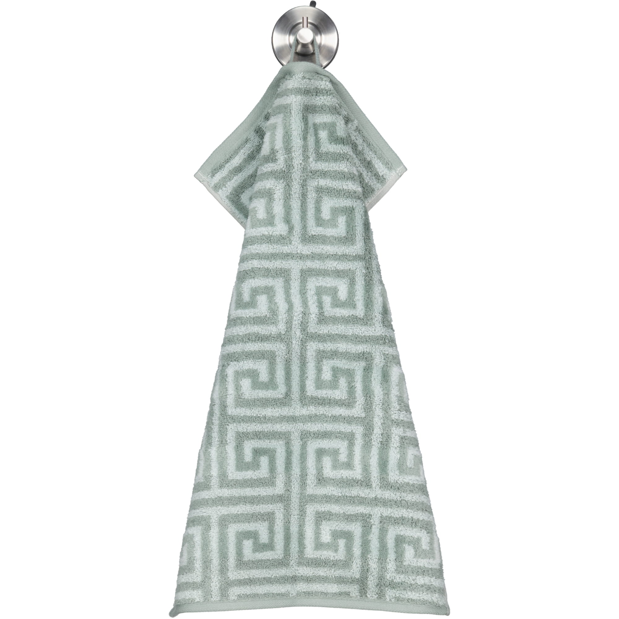 Cawö Handtücher Noblesse Elegance Allover 1088 nordic green - 44 - Gästetuch 30x50 cm