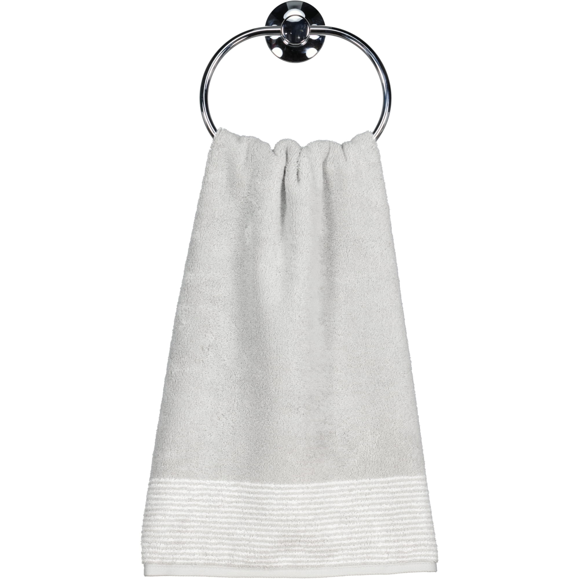 Cawö - Luxury Home Two-Tone 590 - Farbe: platin - 76 - Handtuch 50x100 cm