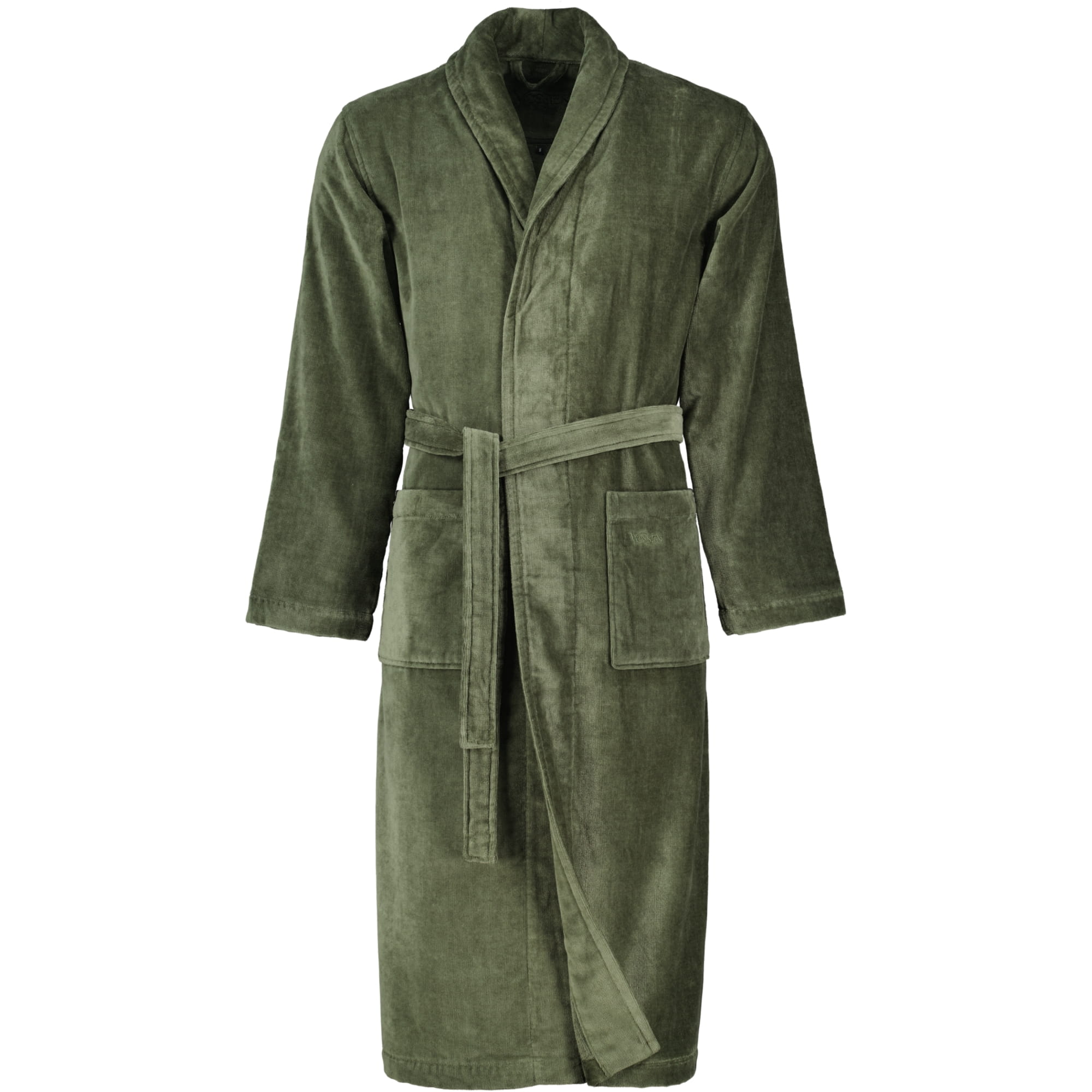 Vossen Bademäntel unisex Schalkragen Feeling-L mud green - 5830 - XXL