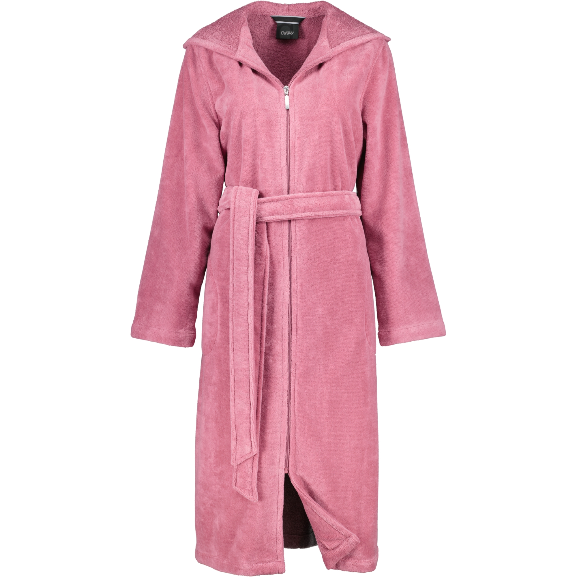 Cawö Home Damen Bademantel Kapuze RV 837 - Farbe: blush - 22