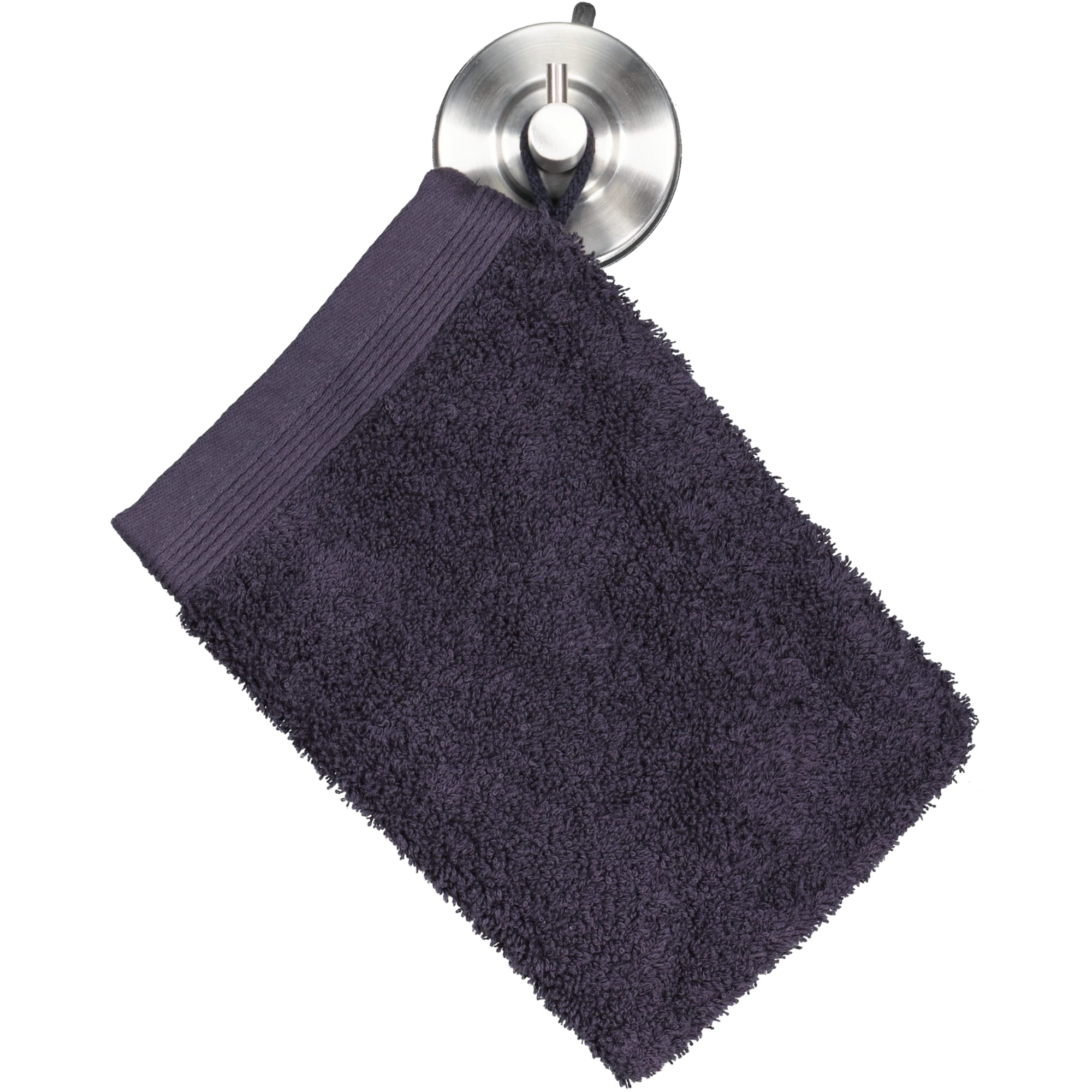 Möve - Superwuschel - Farbe: dark grey - 820 (0-1725/8775) - Waschhandschuh 15x20 cm