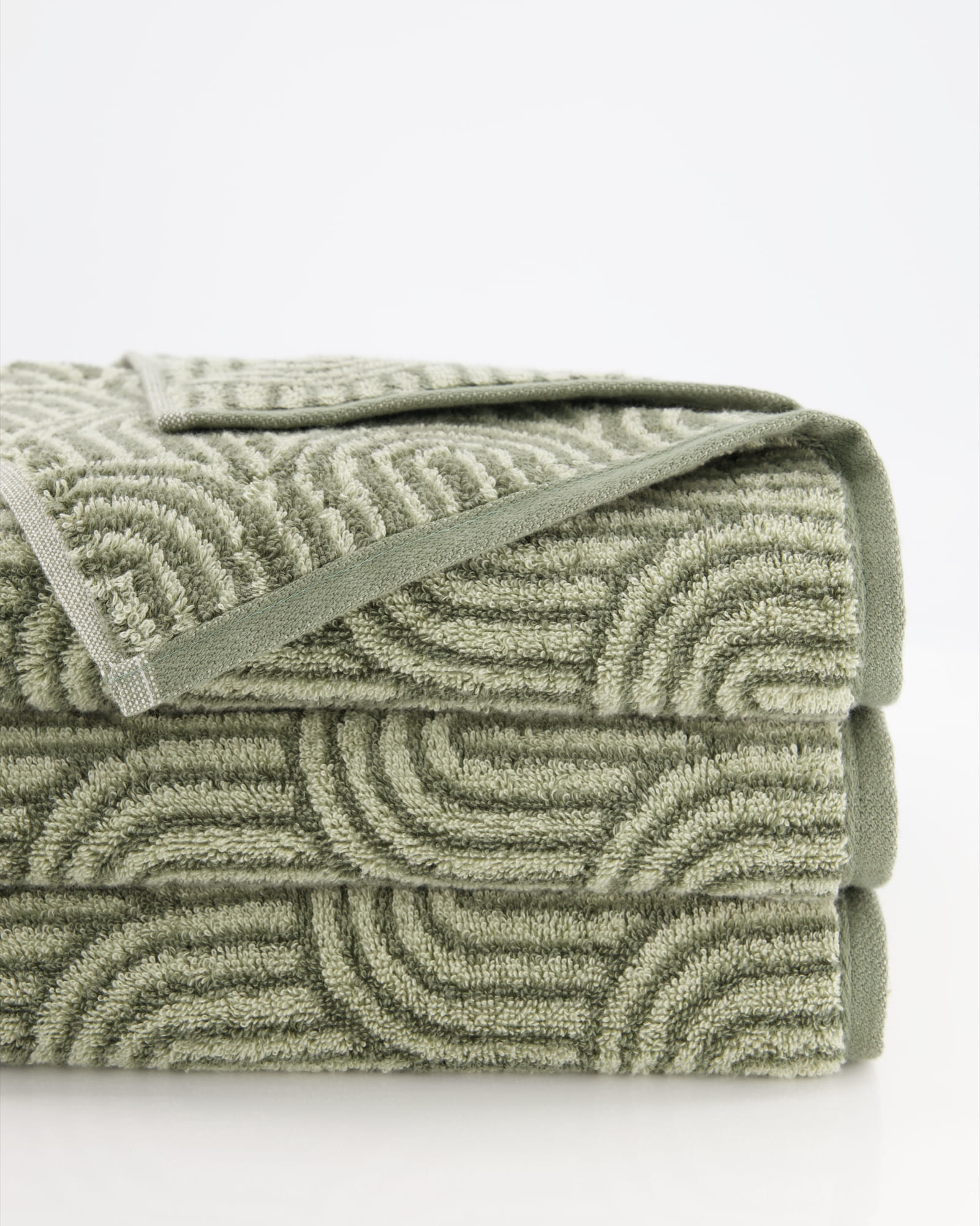 Cawö Handtücher Maison Bögen 6268 field - 44 - Handtuch 50x100 cm