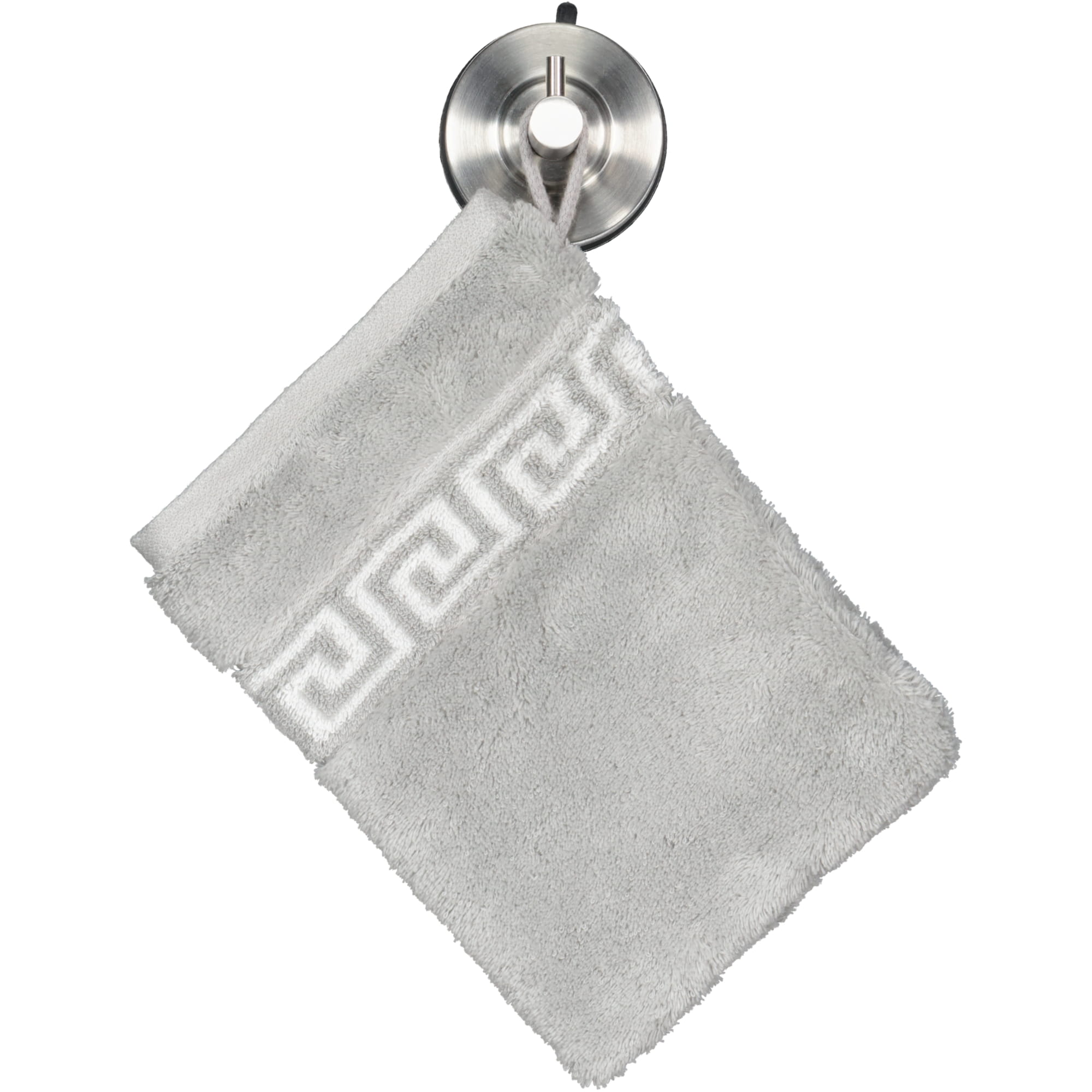 Cawö Handtücher Noblesse Duo 1003 - Farbe: platin - 76 - Waschhandschuh 16x22 cm