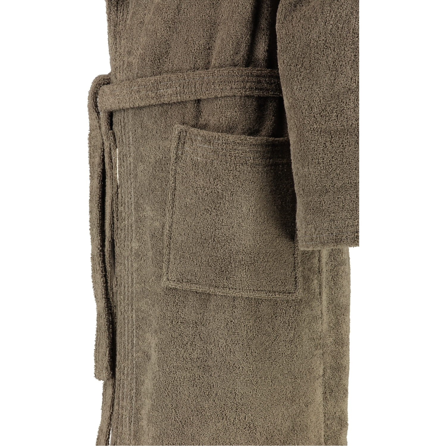 Rhomtuft - Bademantel Sir & Lady - Unisex - Farbe: taupe - 58