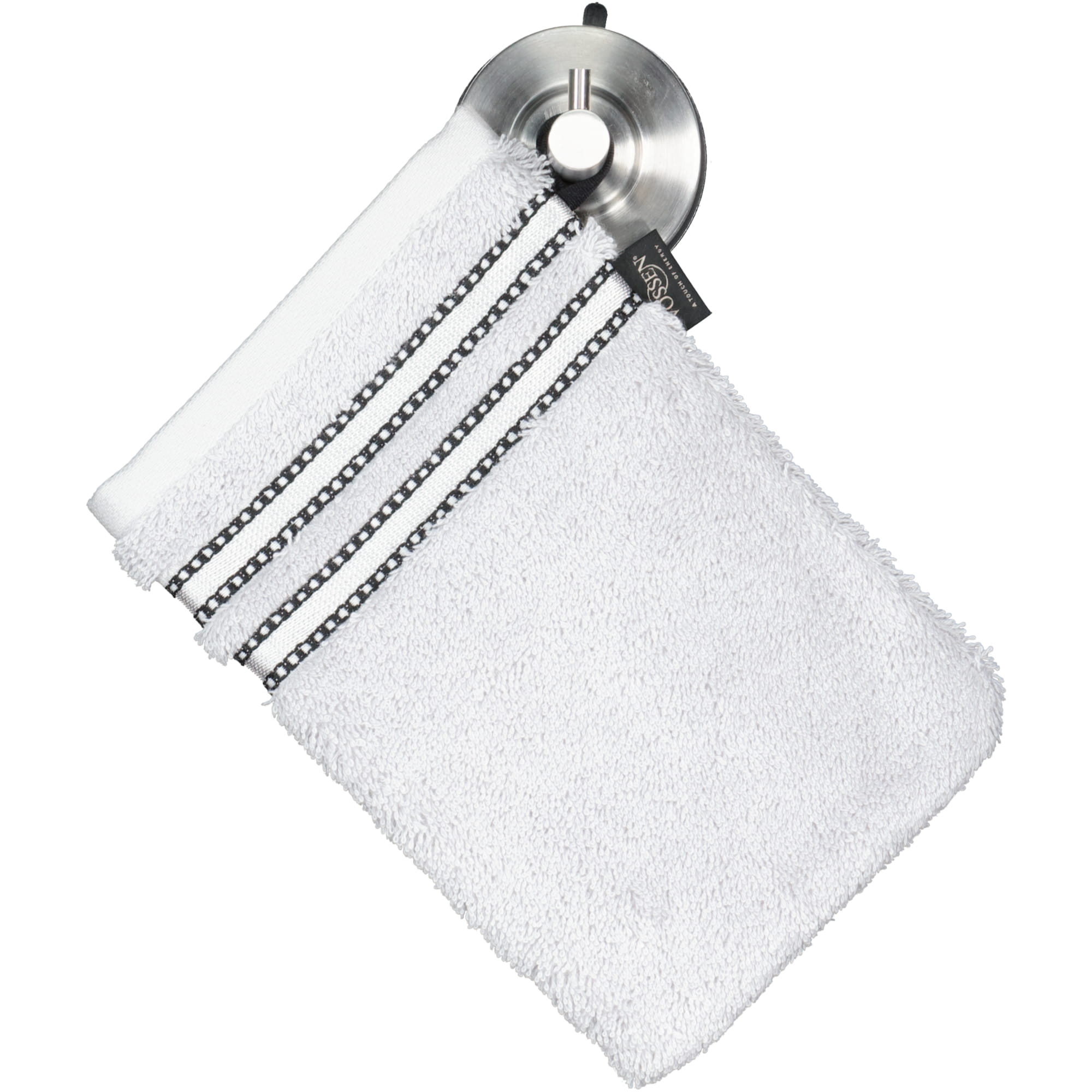 Vossen Handtücher Cult de Luxe light grey - 7210 - Waschhandschuh 16x22 cm