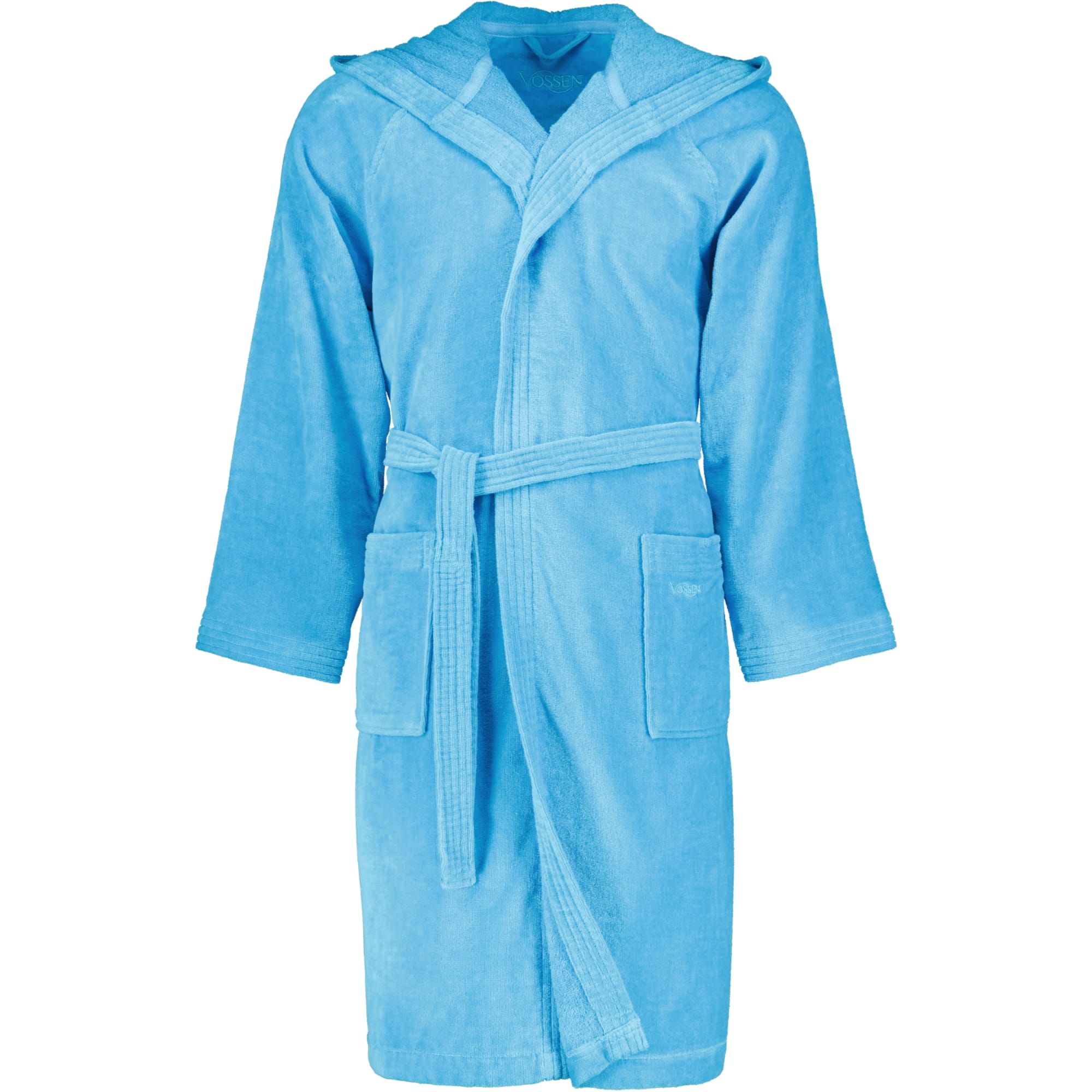 Vossen Bademäntel unisex Kurzmantel mit Kapuze Texas turquoise - 5570