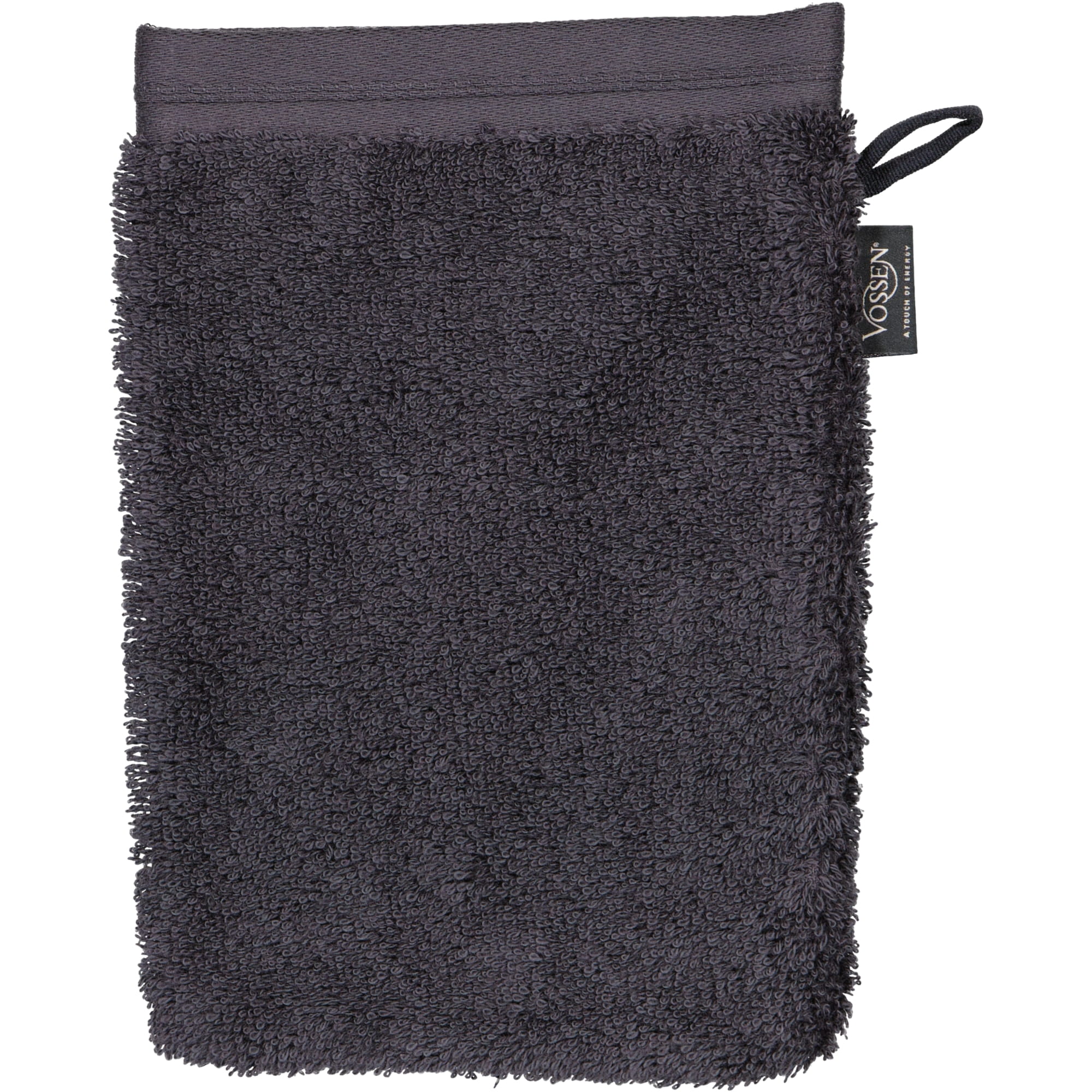 Vossen Handtücher Vegan Life anthrazit - 7700 - Waschhandschuh 16x22 cm