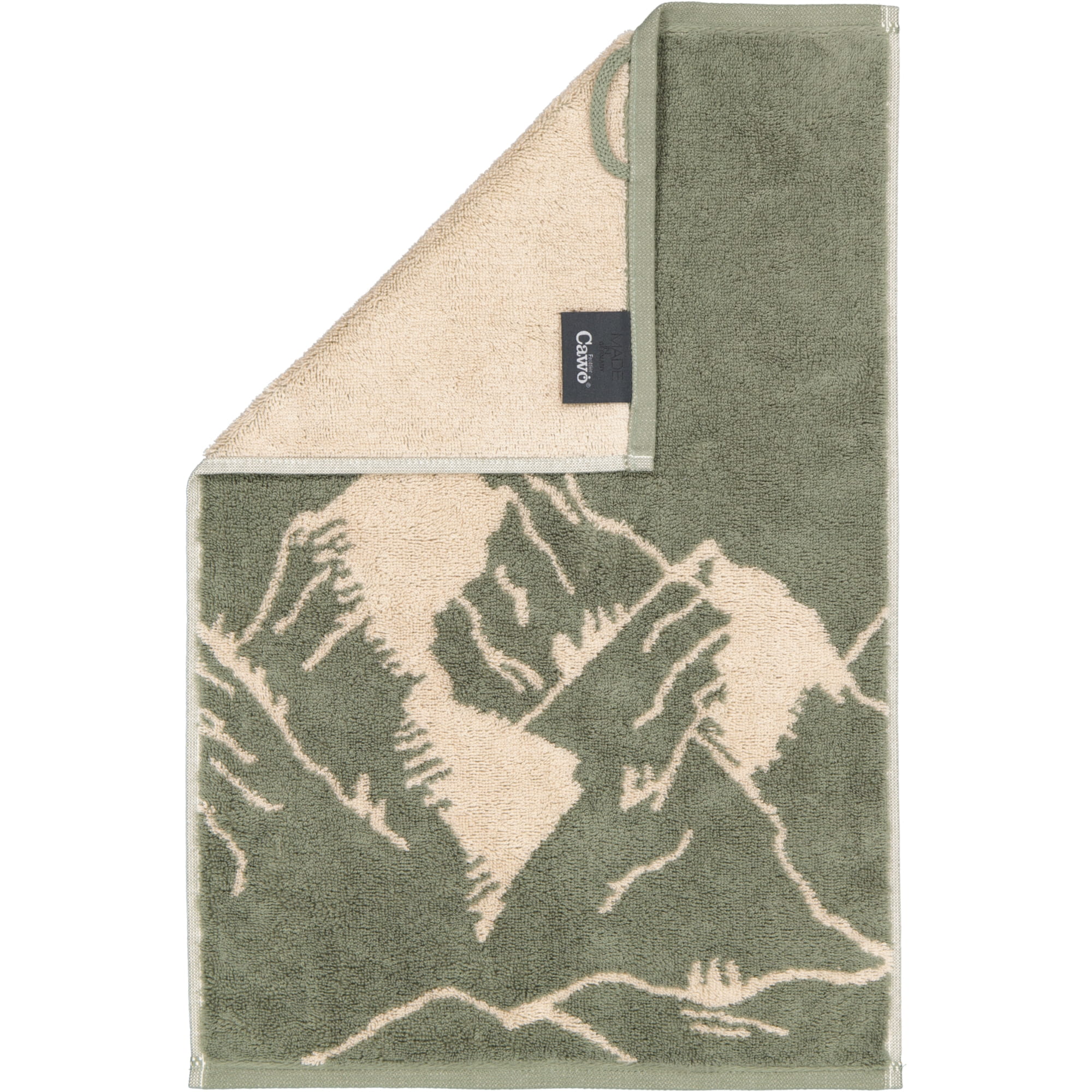 Cawö Handtücher Alpenchic Edition Berge 6269 zirbe - 43 - Gästetuch 30x50 cm