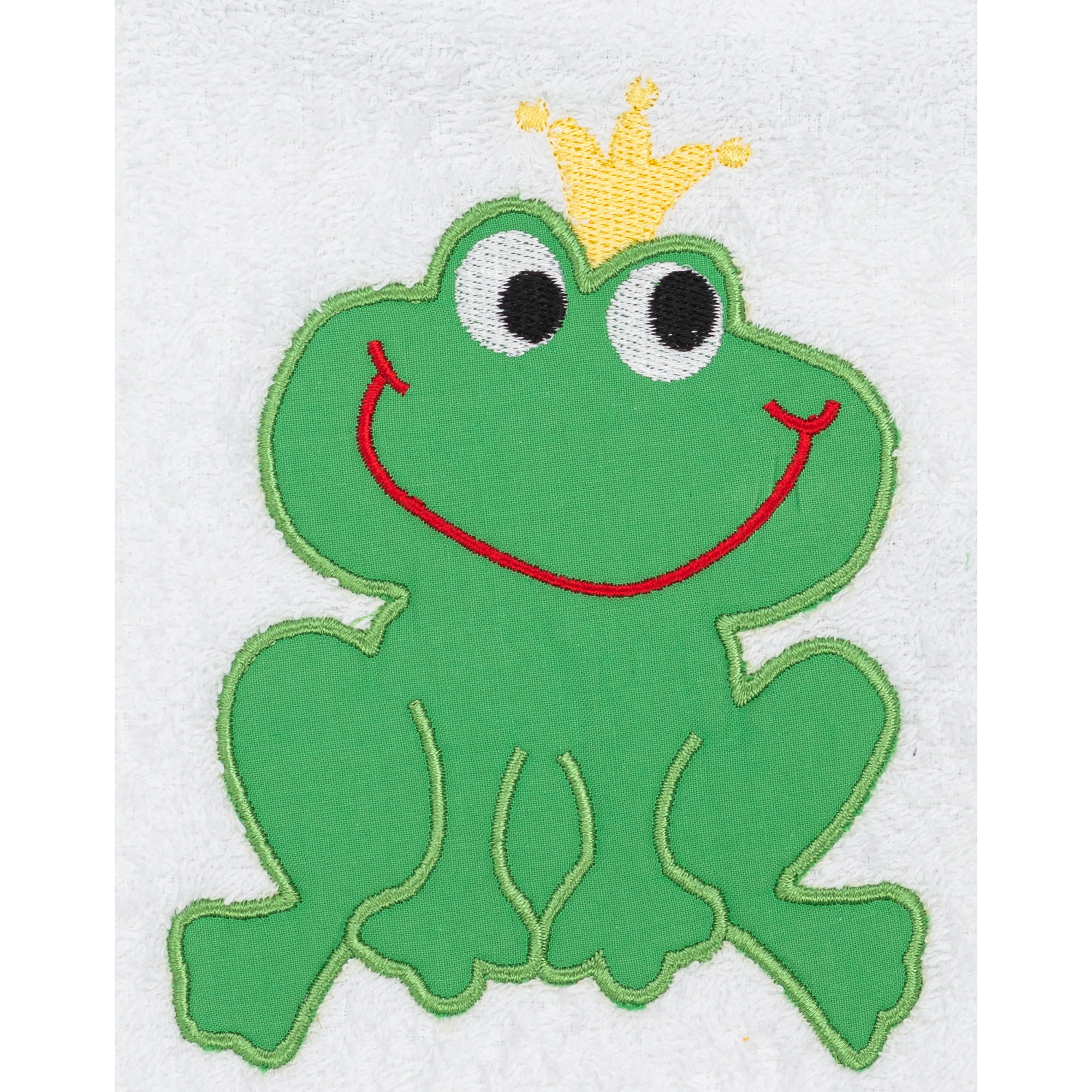 Smithy Froschkönig - Lätzchen 24 x 24 cm - Farbe: weiß (F102060)