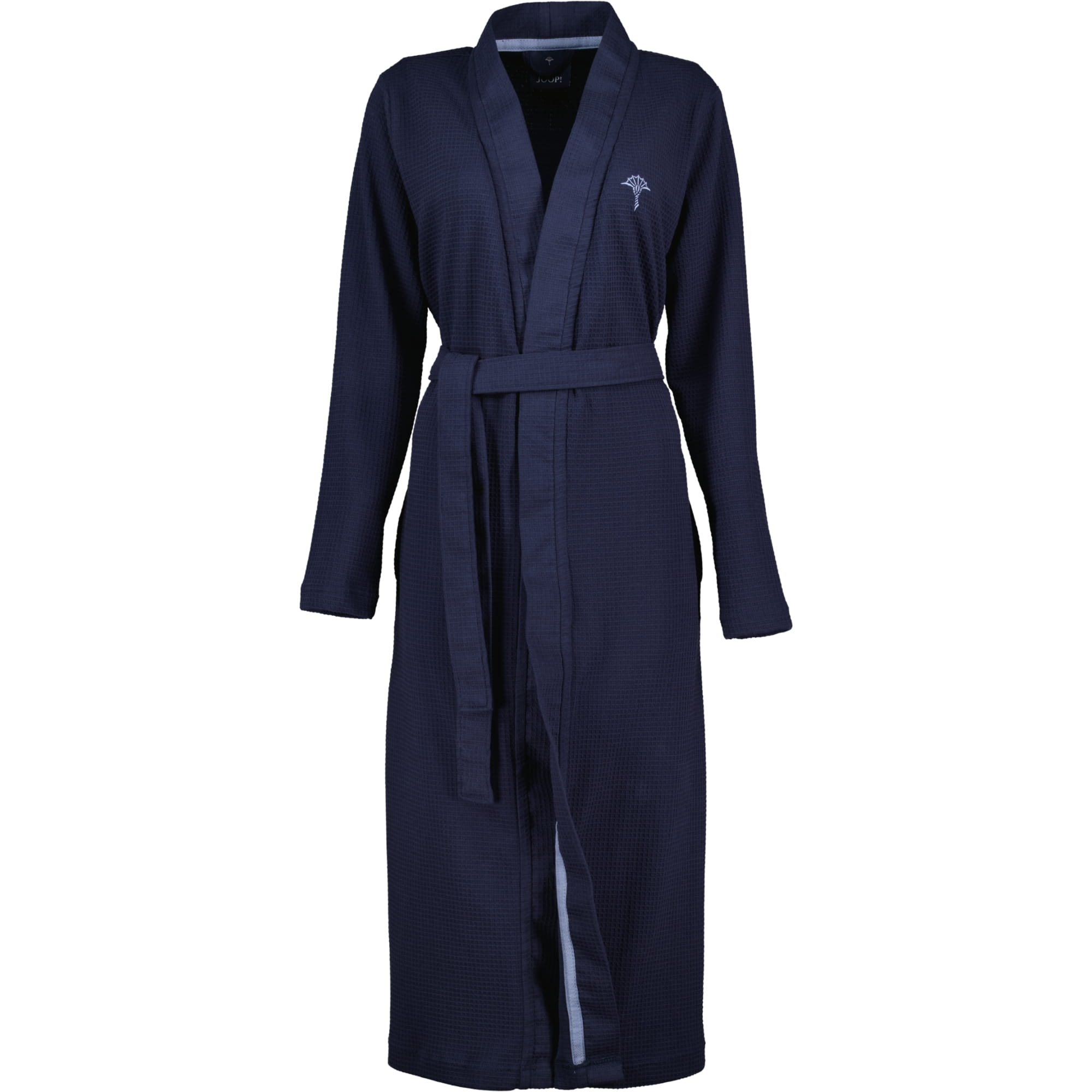 JOOP Damen Bademantel Kimono Pique 1657 - Farbe: Blau - 175 - XL