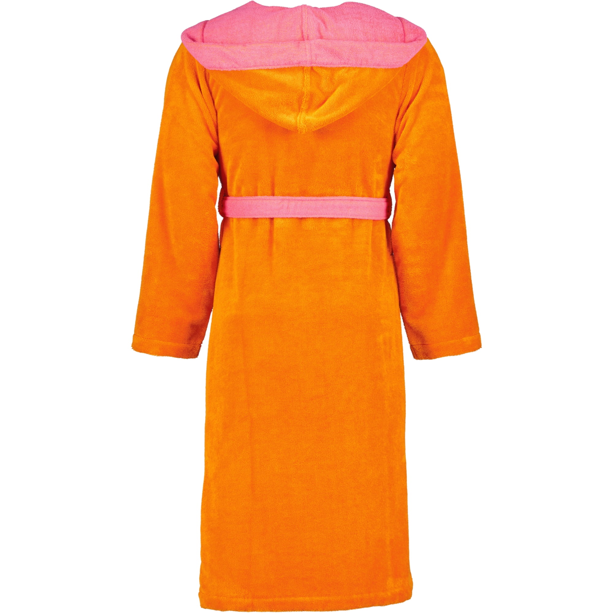 Vossen Bademäntel unisex Kapuze Poppy electric orange/prim rose - 0033 - XL