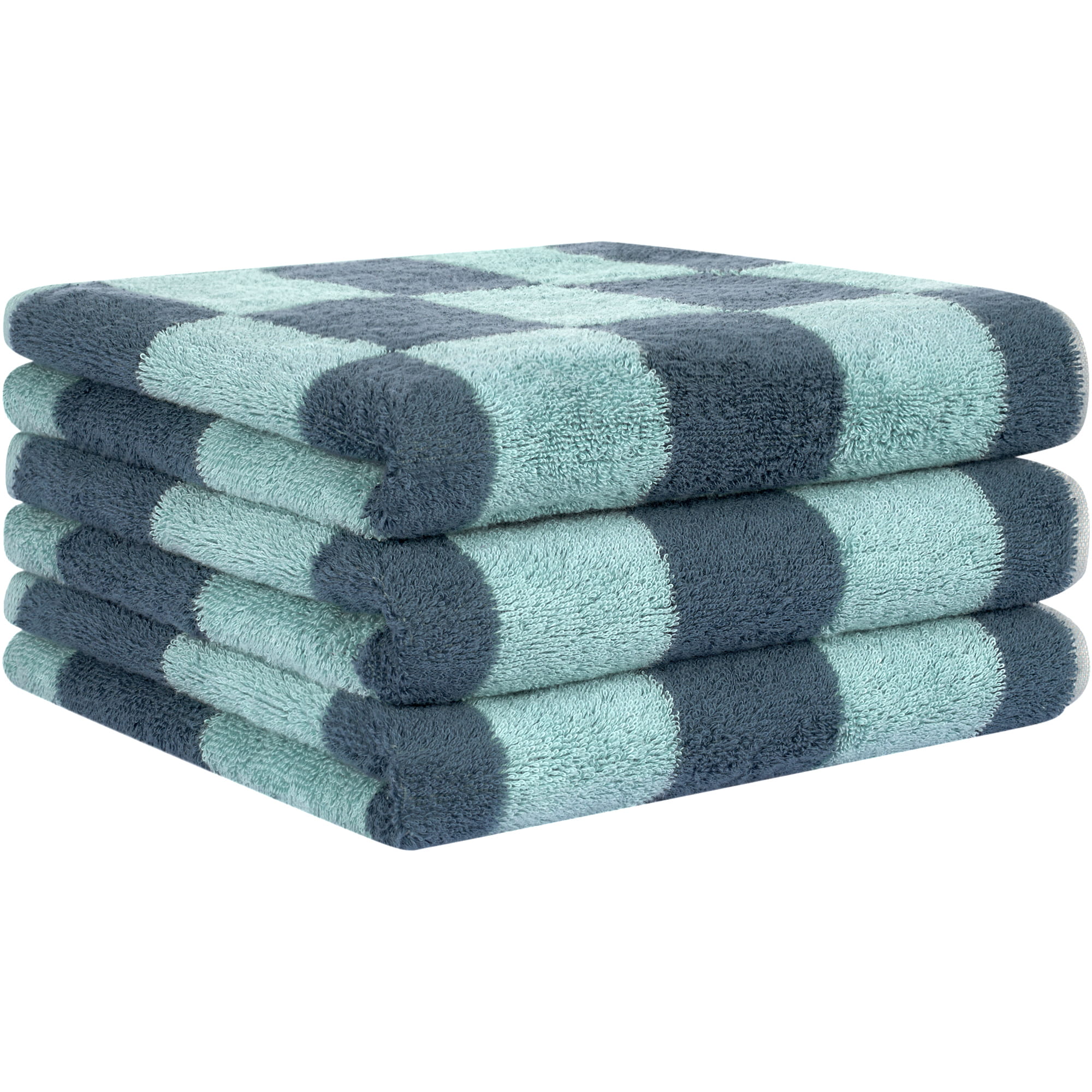 Cawö Handtücher Weekend Karo 6297 grün/petrol - 40 - Duschtuch 70x140 cm