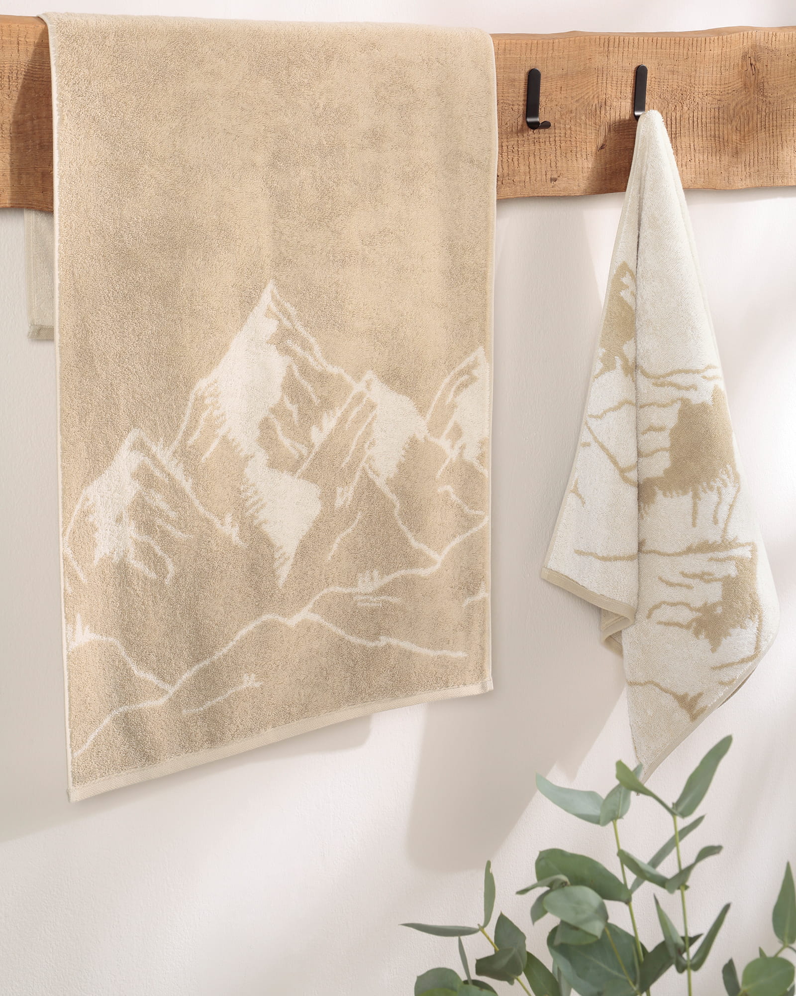 Cawö Handtücher Alpenchic Edition Berge 6269 zirbe - 43 - Gästetuch 30x50 cm