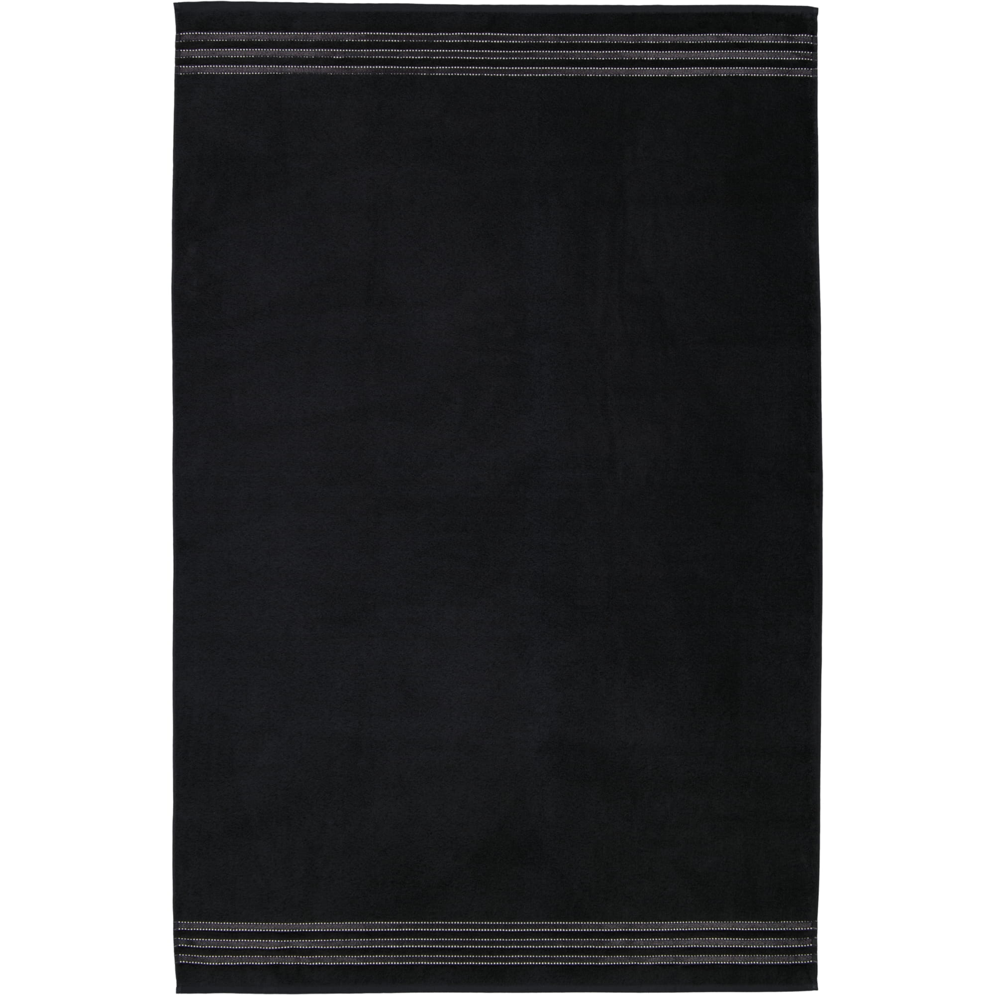 Vossen Handtücher Cult de Luxe schwarz - 7900 - Badetuch 100x150 cm