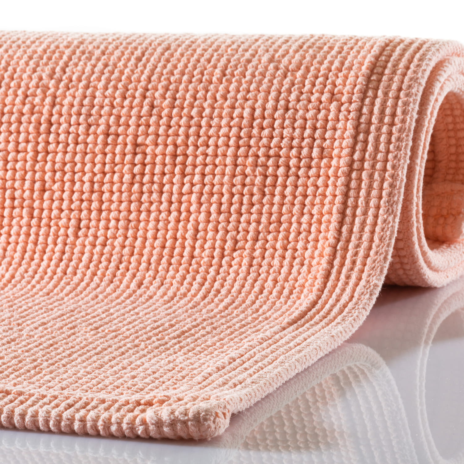 Rhomtuft - Badematte Plain - Farbe: peach - 405