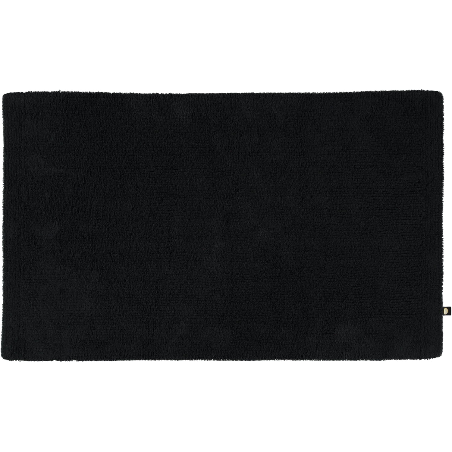 Rhomtuft - Badteppich Pur - Farbe: schwarz - 15 - 60x100 cm