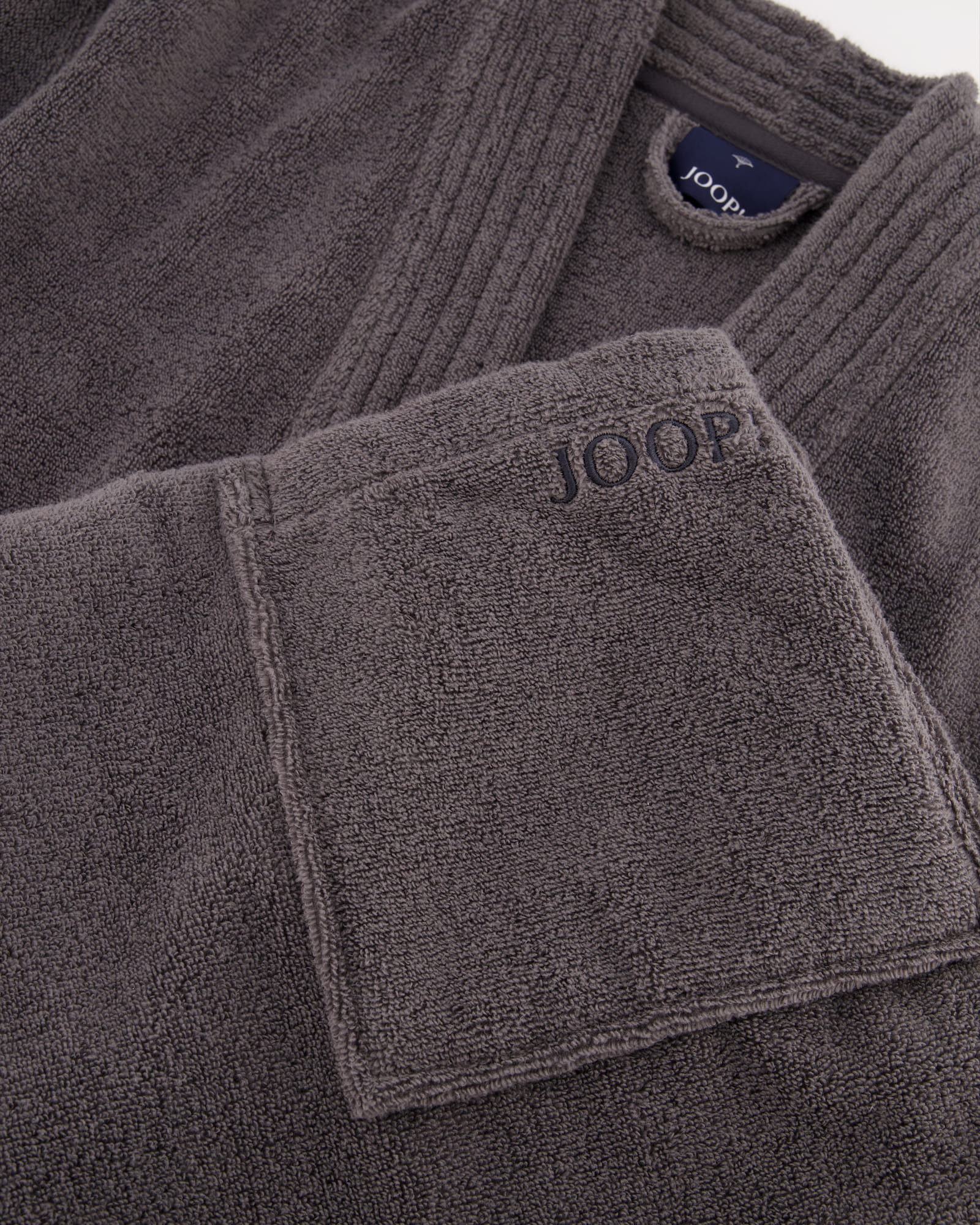JOOP! Herren Bademantel - Kimono 1647 - Farbe: Anthrazit - 767