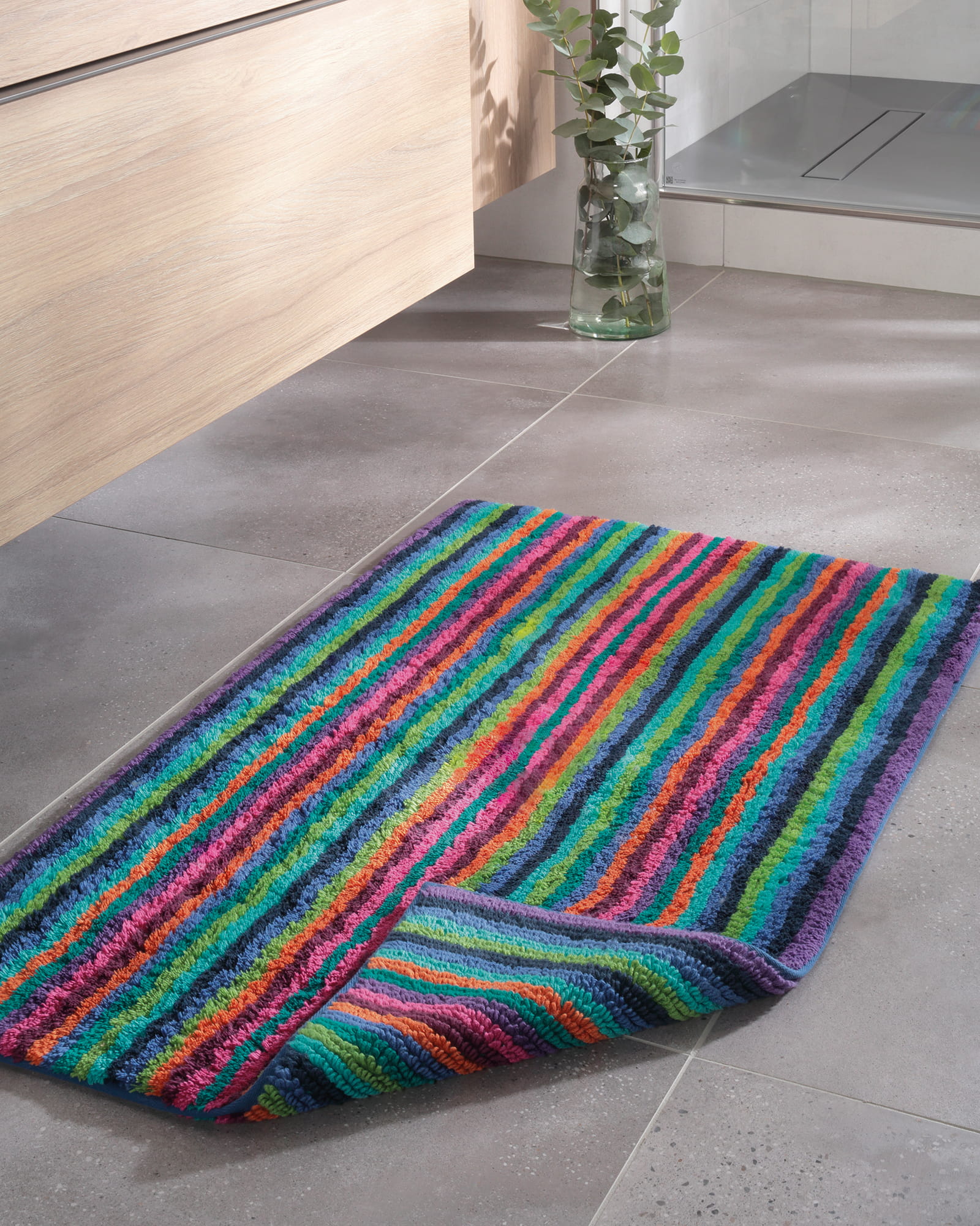 Cawö - Life Style Streifen 7048 - Farbe: 84 - multicolor - Handtuch 50x100 cm
