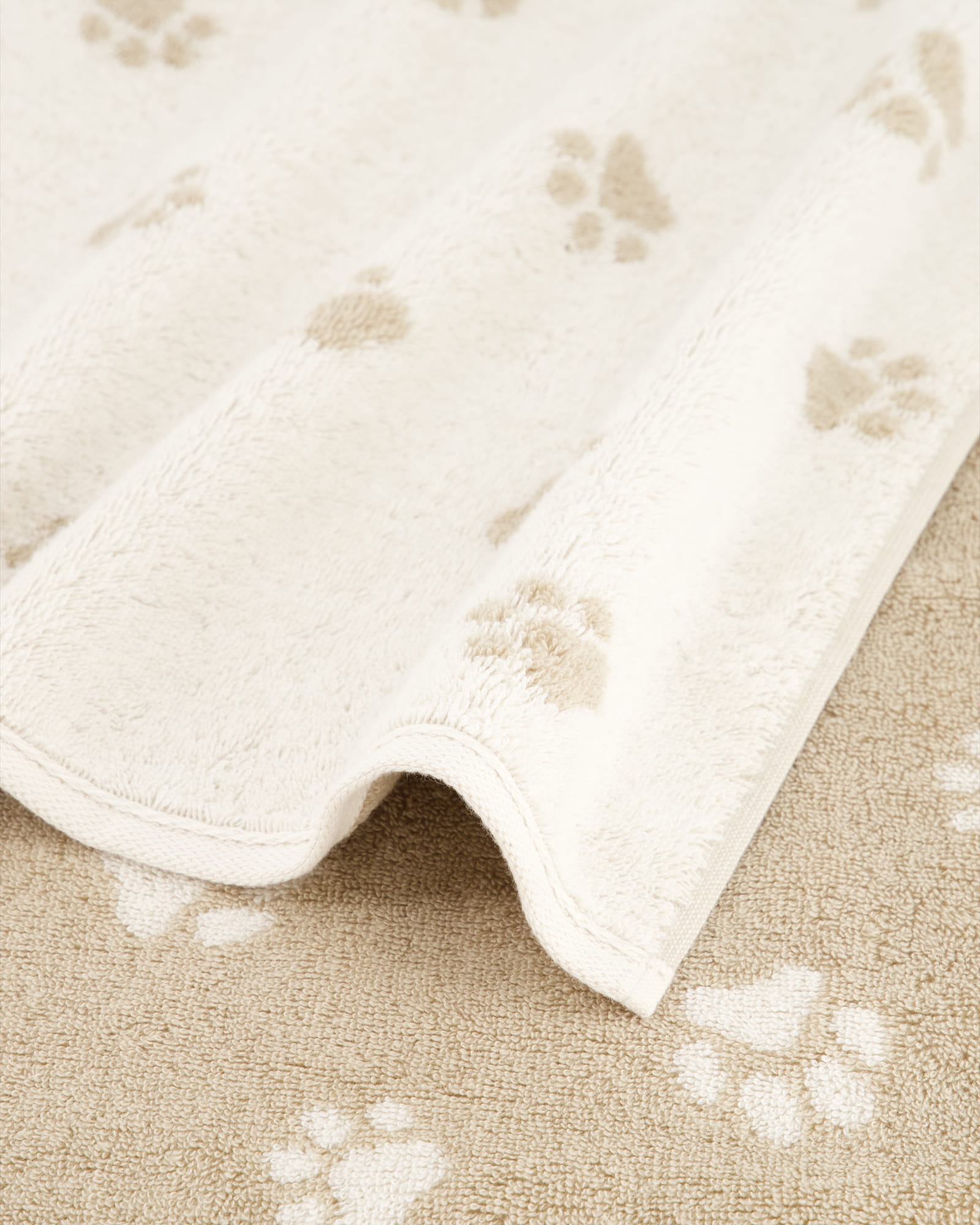 Cawö Handtücher WE LOVE DOGS Paws 6247 Natur-Beige - 33