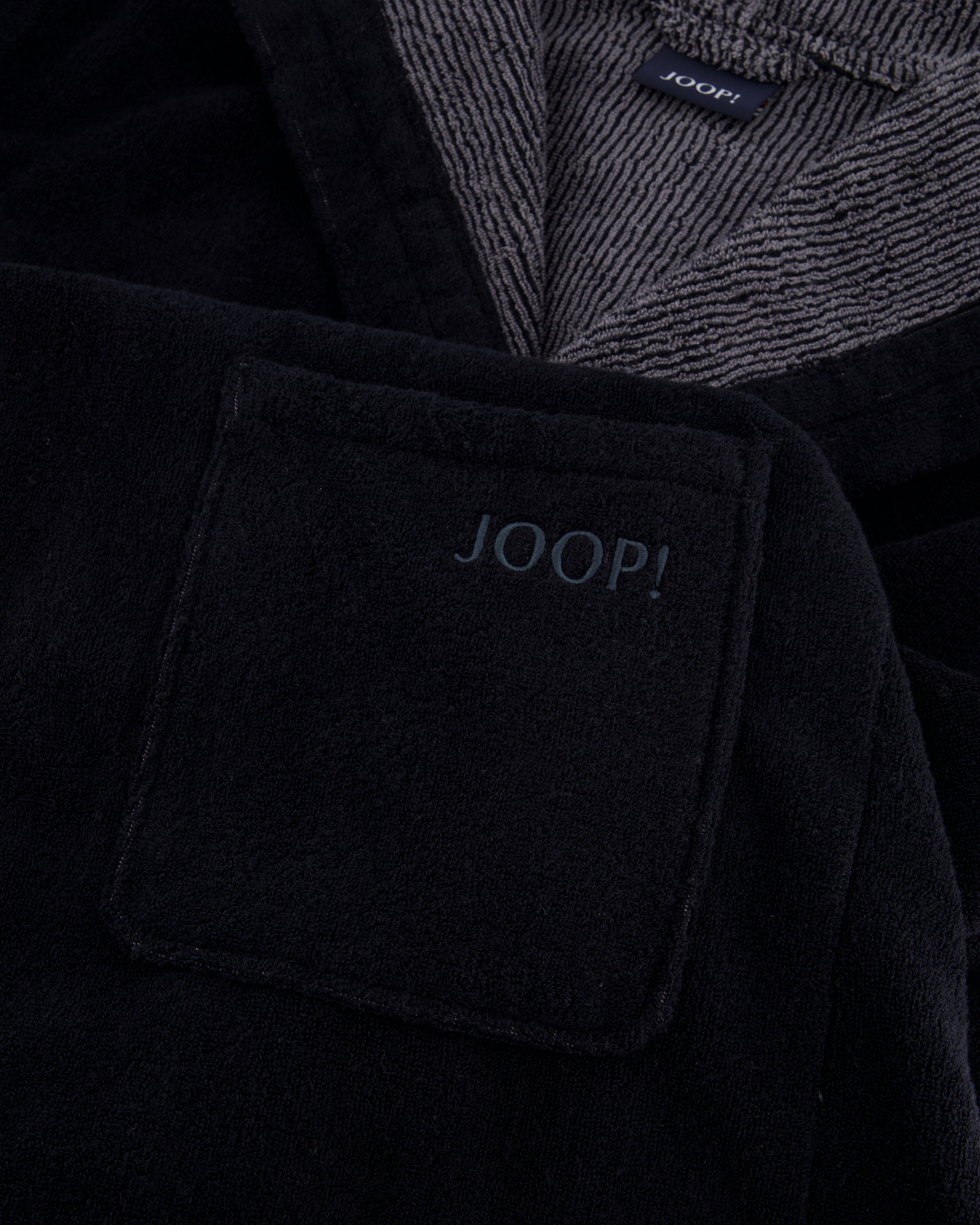JOOP! - Classic Damen Bademantel - Kimono 1616 - Farbe: 97 - Schwarz