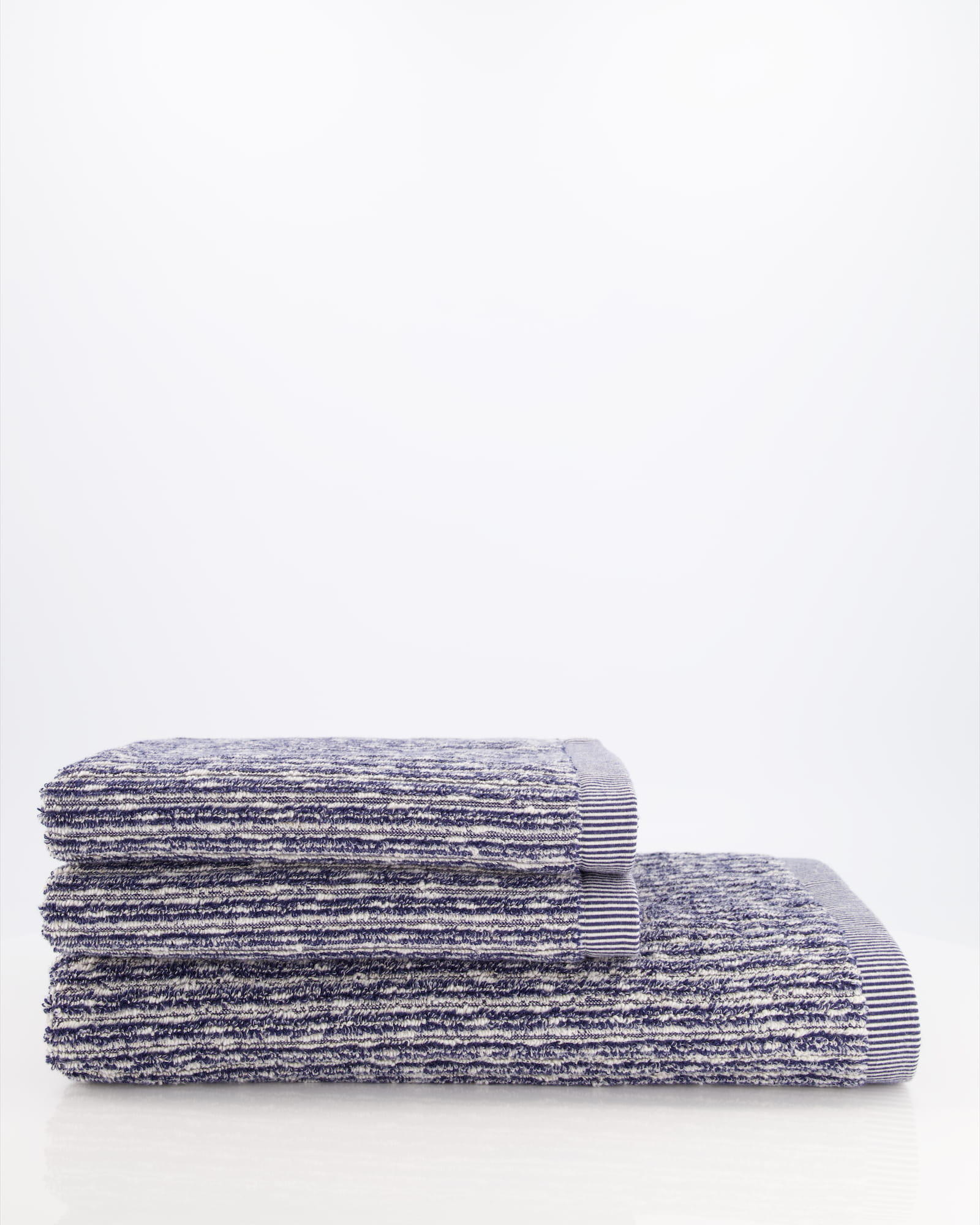 Möve Handtücher Brooklyn Pinstripe nature/deep sea - 042 - Handtuch 50x100 cm