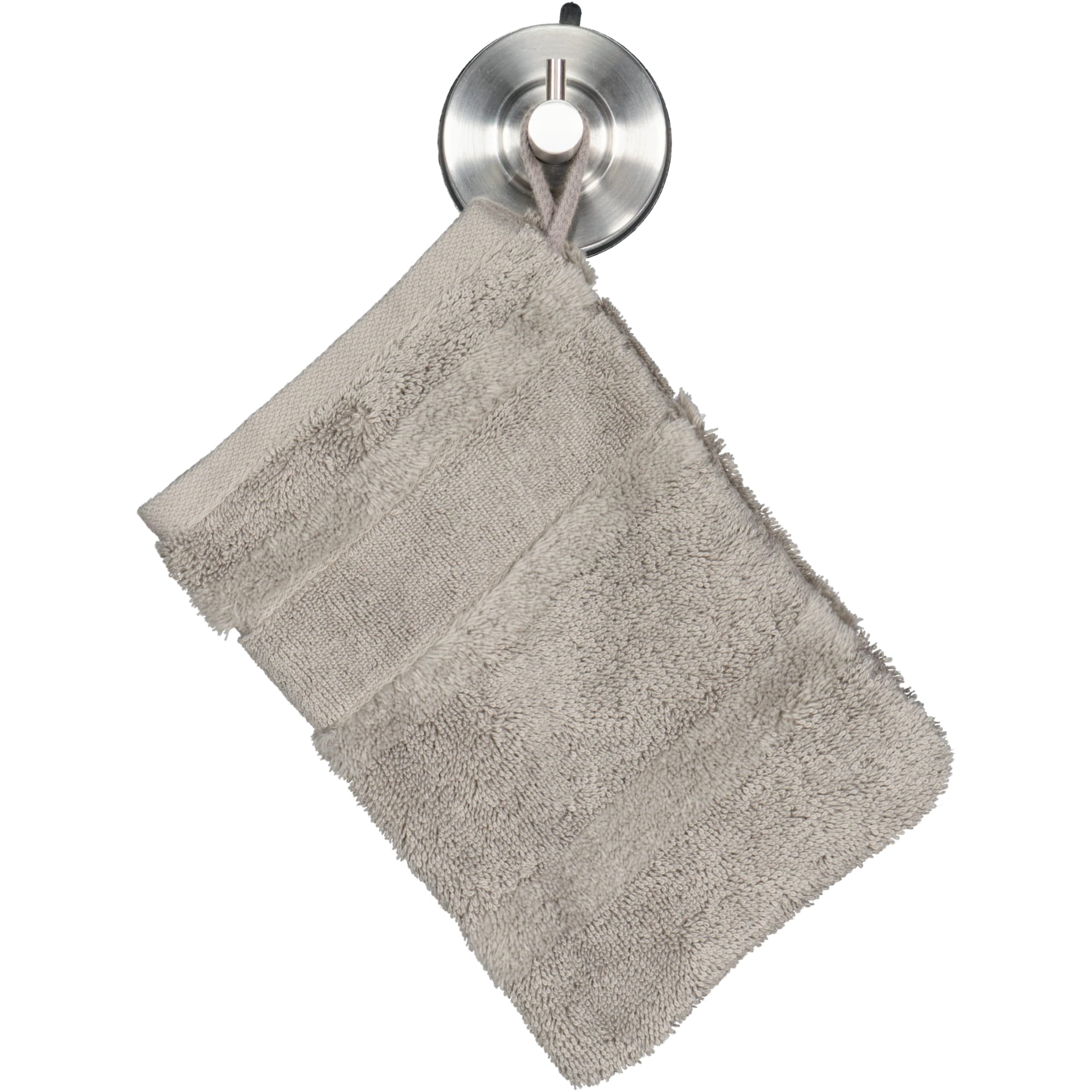 Cawö - Noblesse2 1002 - Farbe: 779 - graphit - Waschhandschuh 16x22 cm