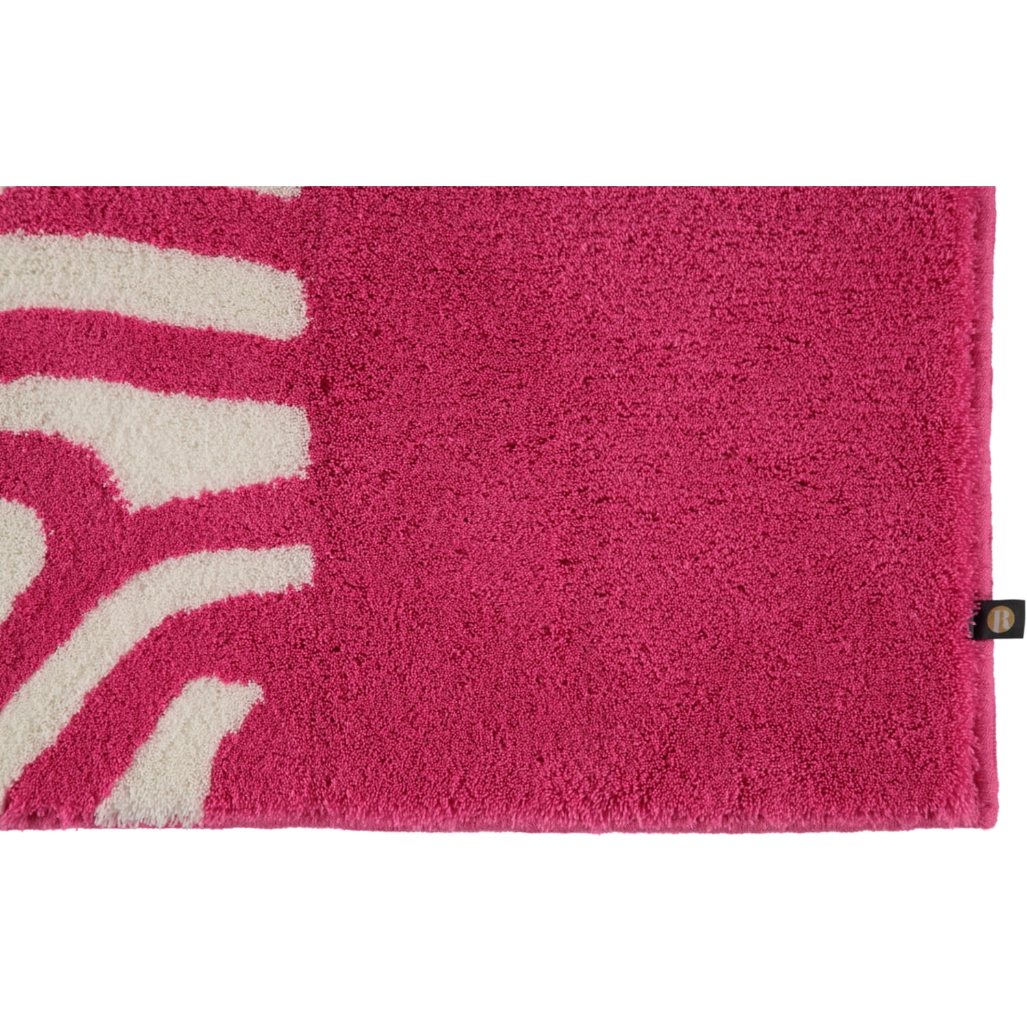 Rhomtuft - Badteppiche Zebra - Farbe: fuchsia/weiss - 1403