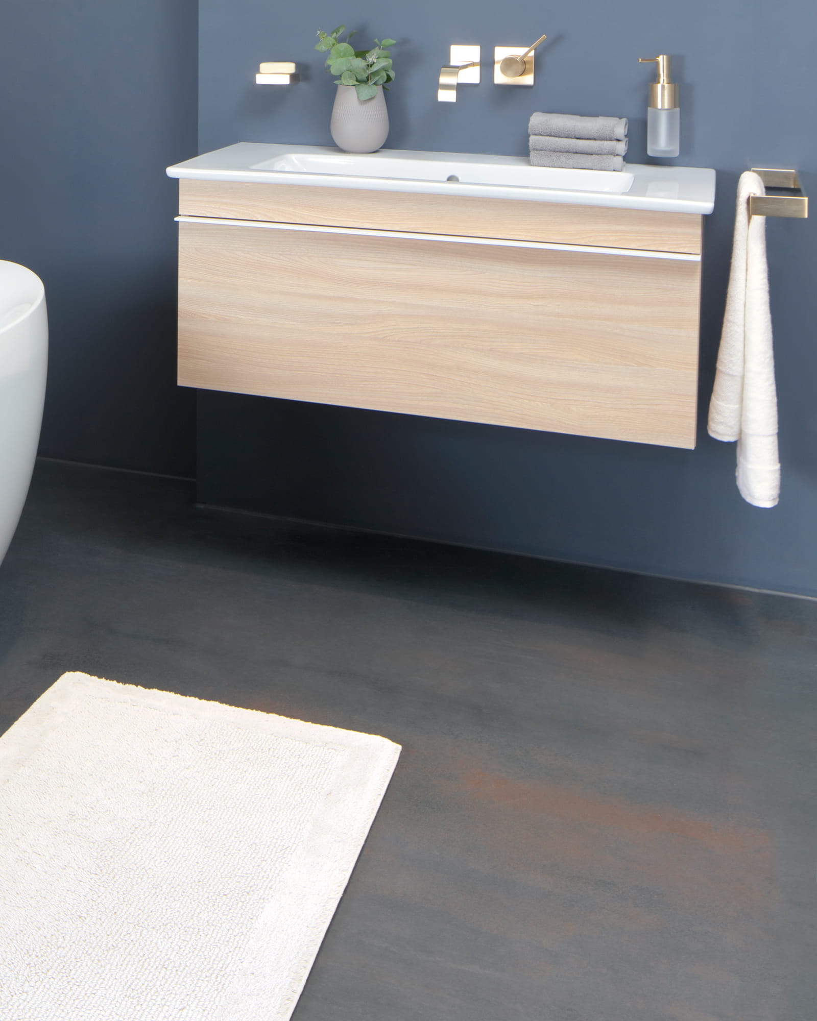 Villeroy & Boch - Badteppich Coordinates Charisma 2555 - Farbe: brilliant white - 600