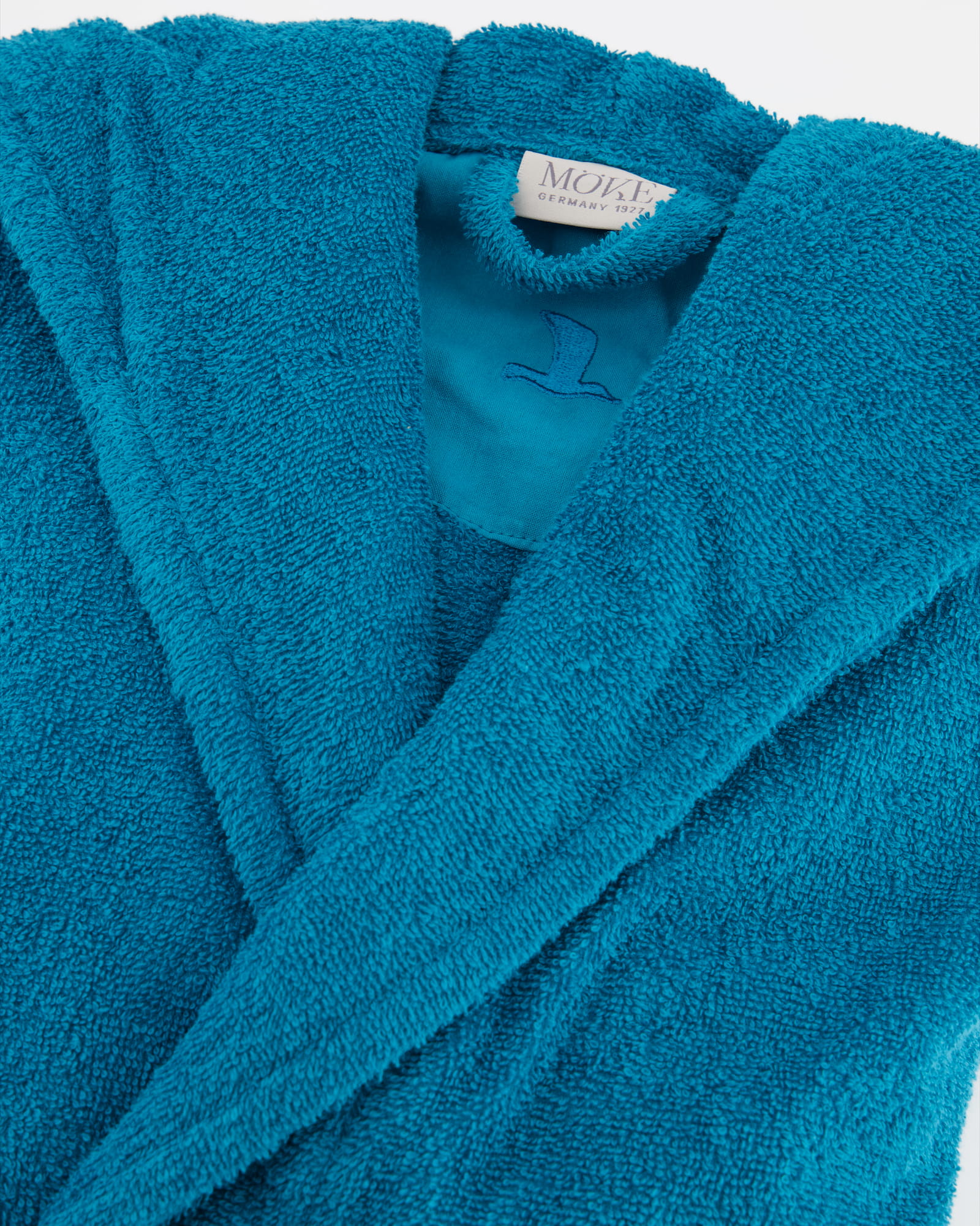 Möve Bademäntel unisex Kapuze Superwuschel lagoon - 458 - S