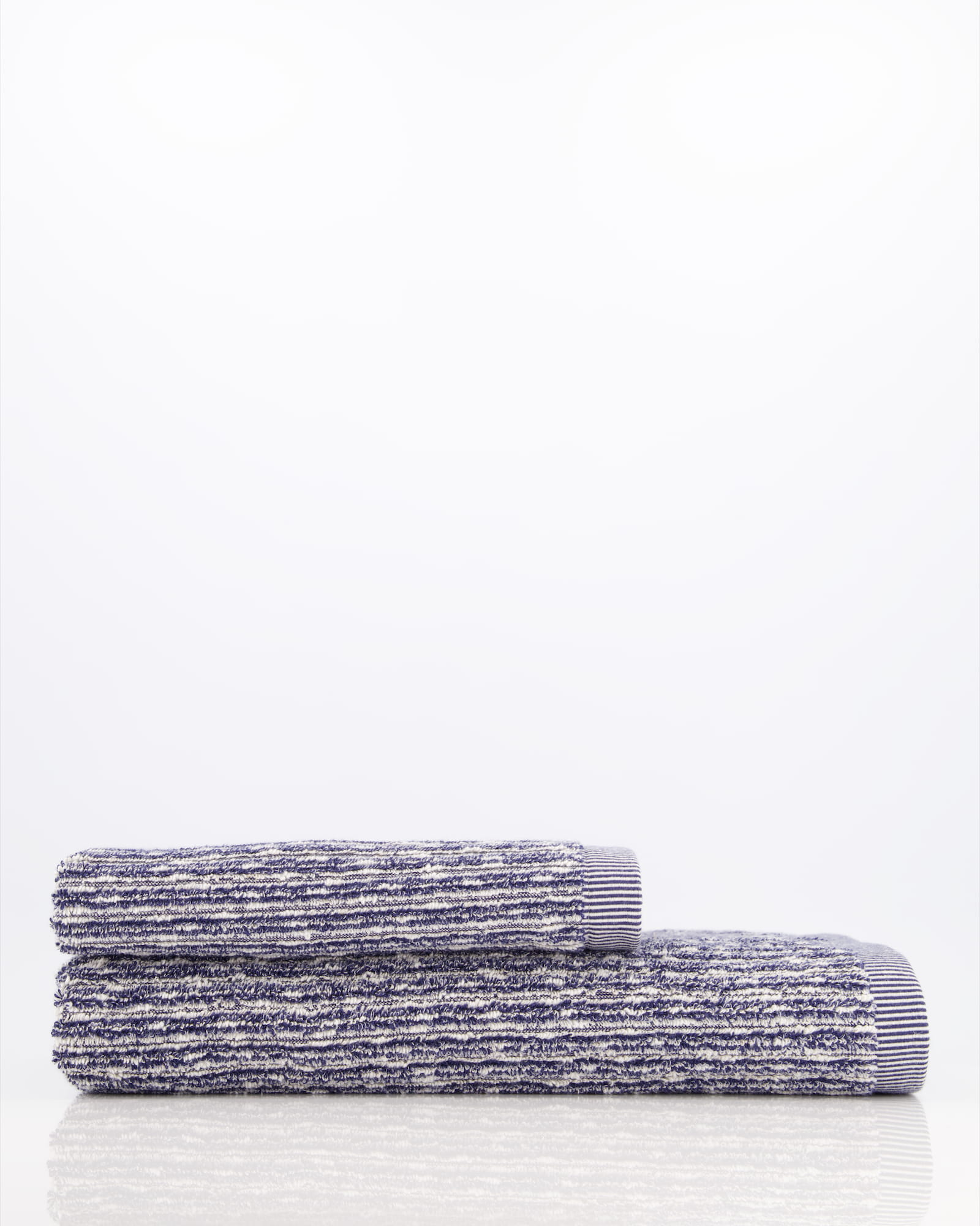 Möve Handtücher Brooklyn Pinstripe nature/deep sea - 042 - Handtuch 50x100 cm