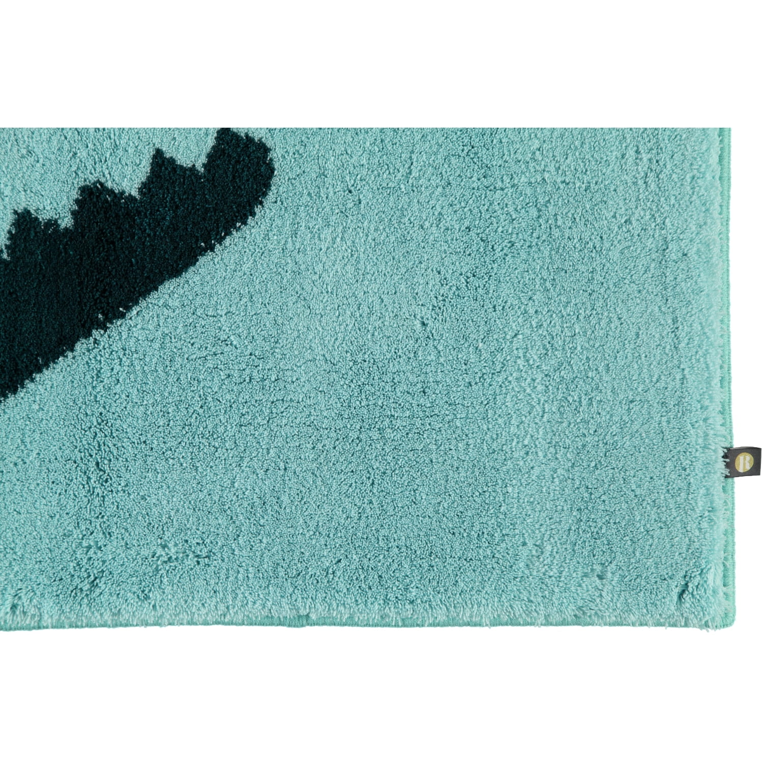Rhomtuft - Badteppich Croc - Farbe: mint/pazifik - 1210