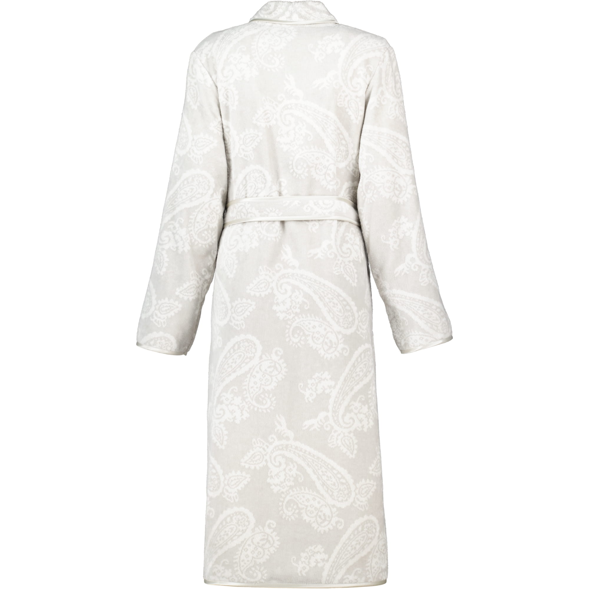 Cawö Bademäntel Damen Schalkragen Paisley 4420 silber - 73