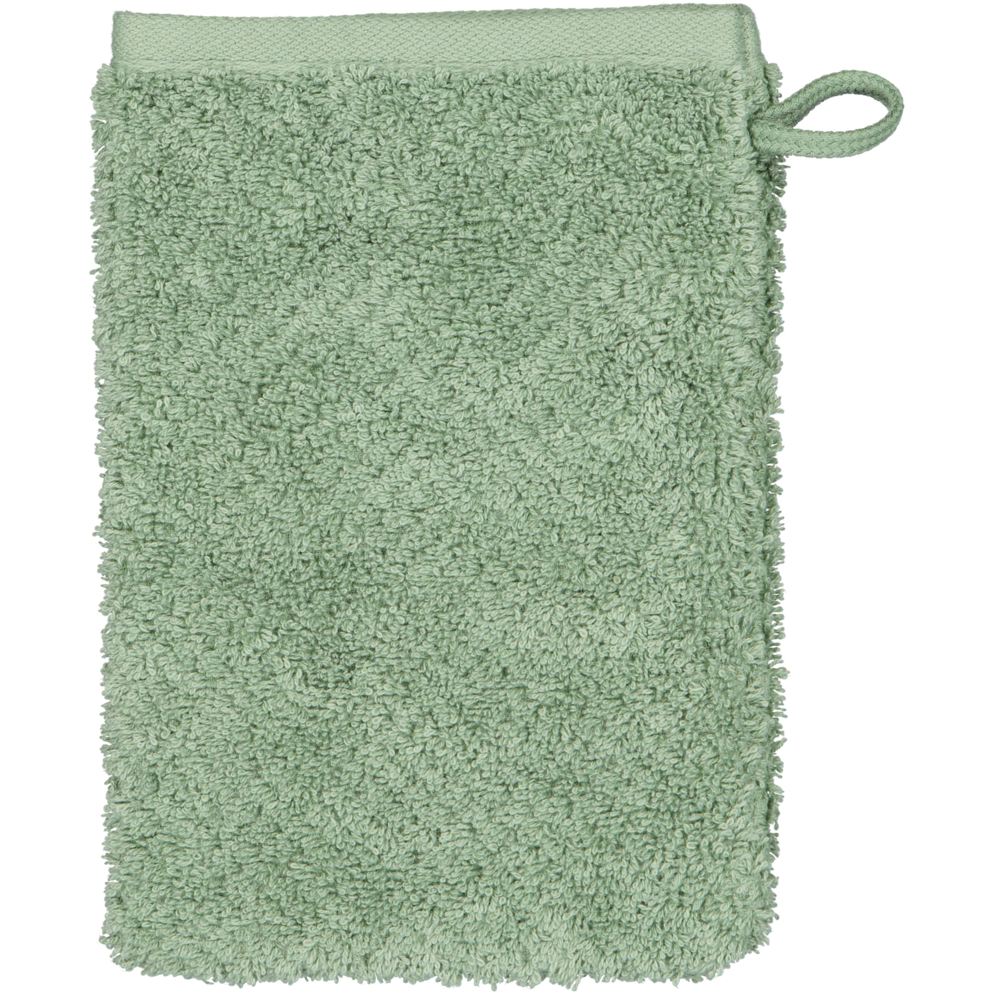 Cawö Handtücher Pure 6500 - Farbe: salbei - 443 - Waschhandschuh 16x22 cm