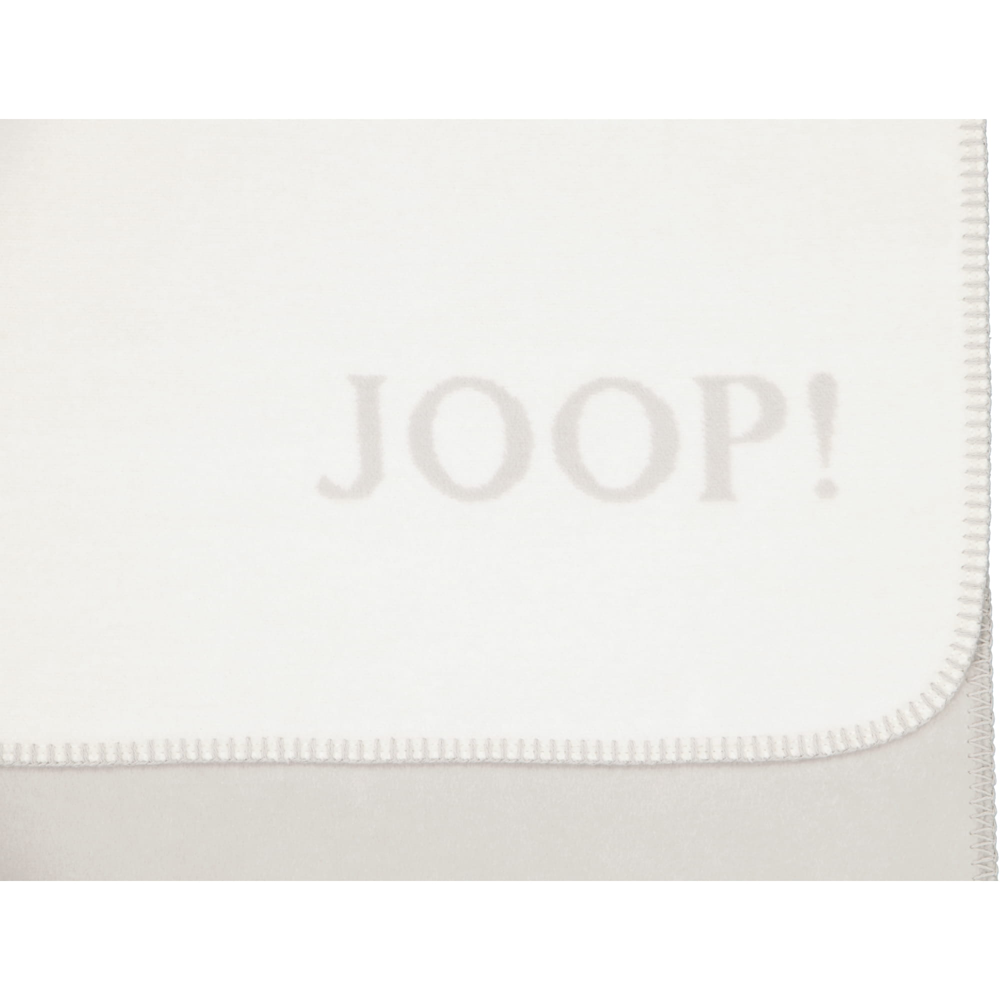 JOOP! Wohndecken Uni-Doubleface Natur-Taupe - 150x200 cm