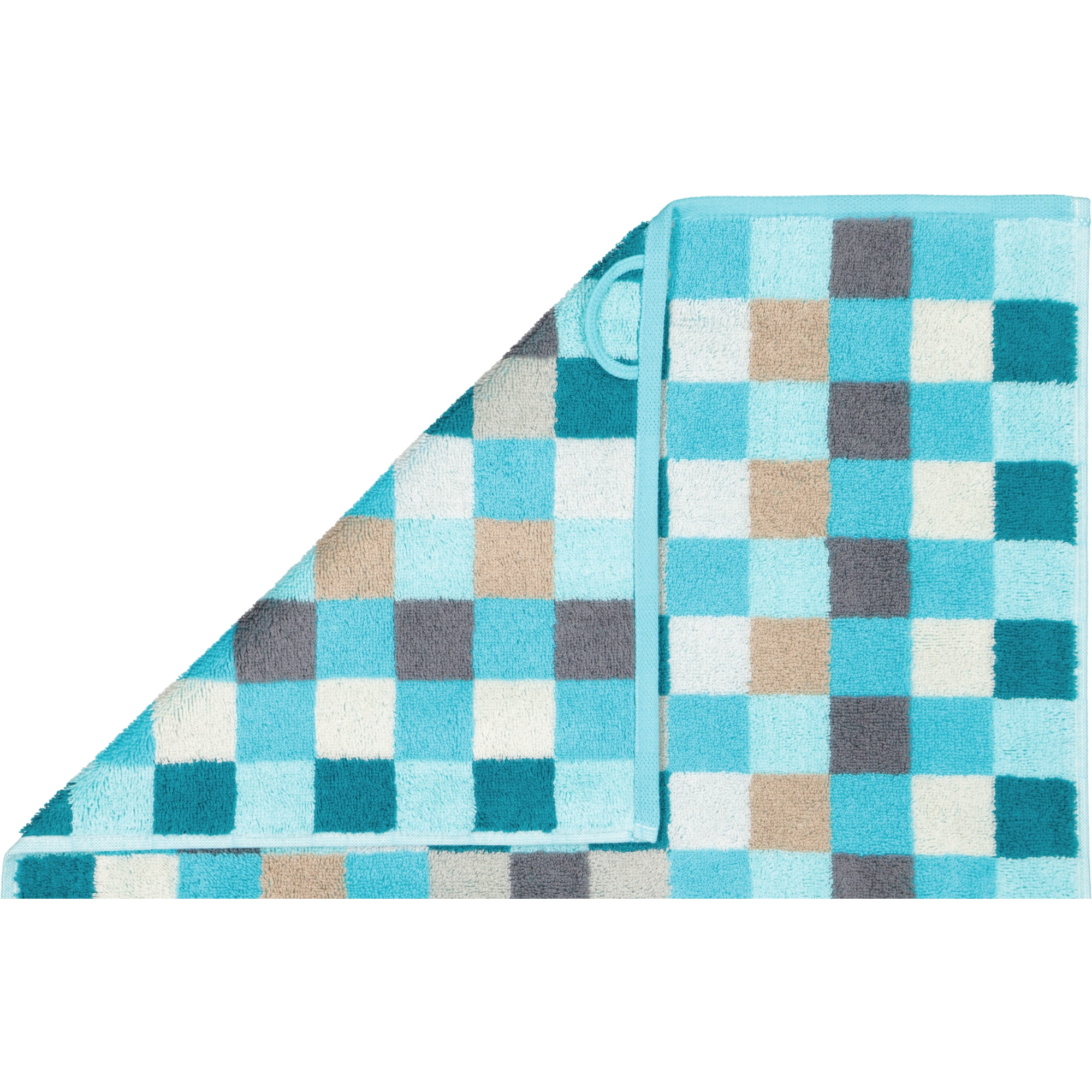 Cawö - Unique Karo 942 - Farbe: türkis - 44