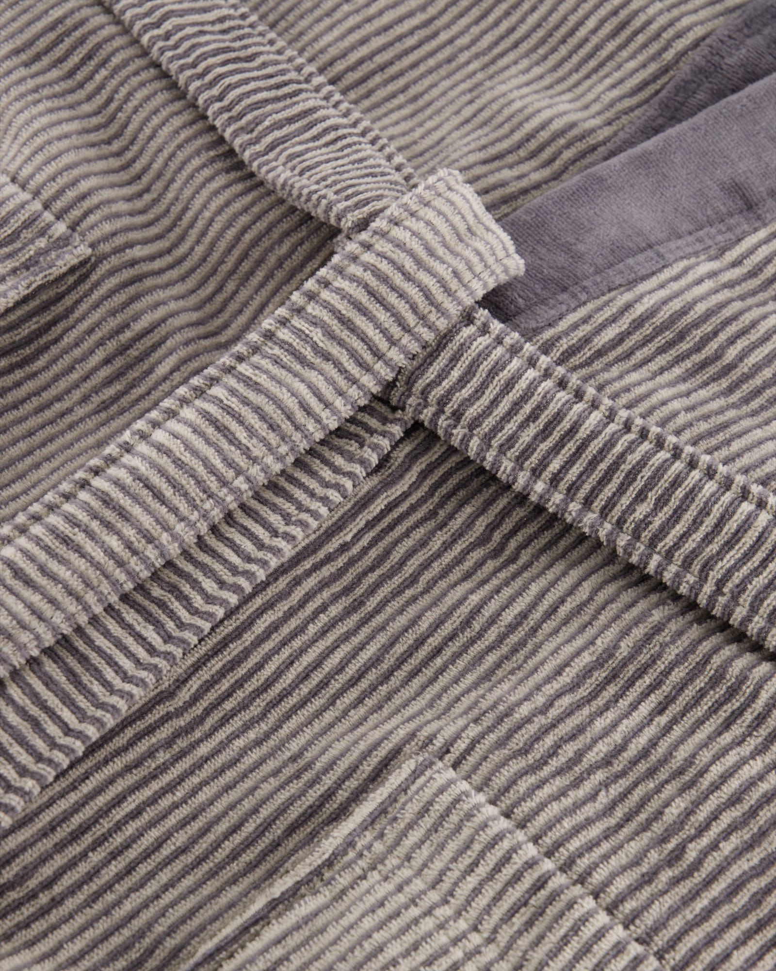 Cawö Bademäntel Herren Kimono Luxury Home 5840 stein - 37