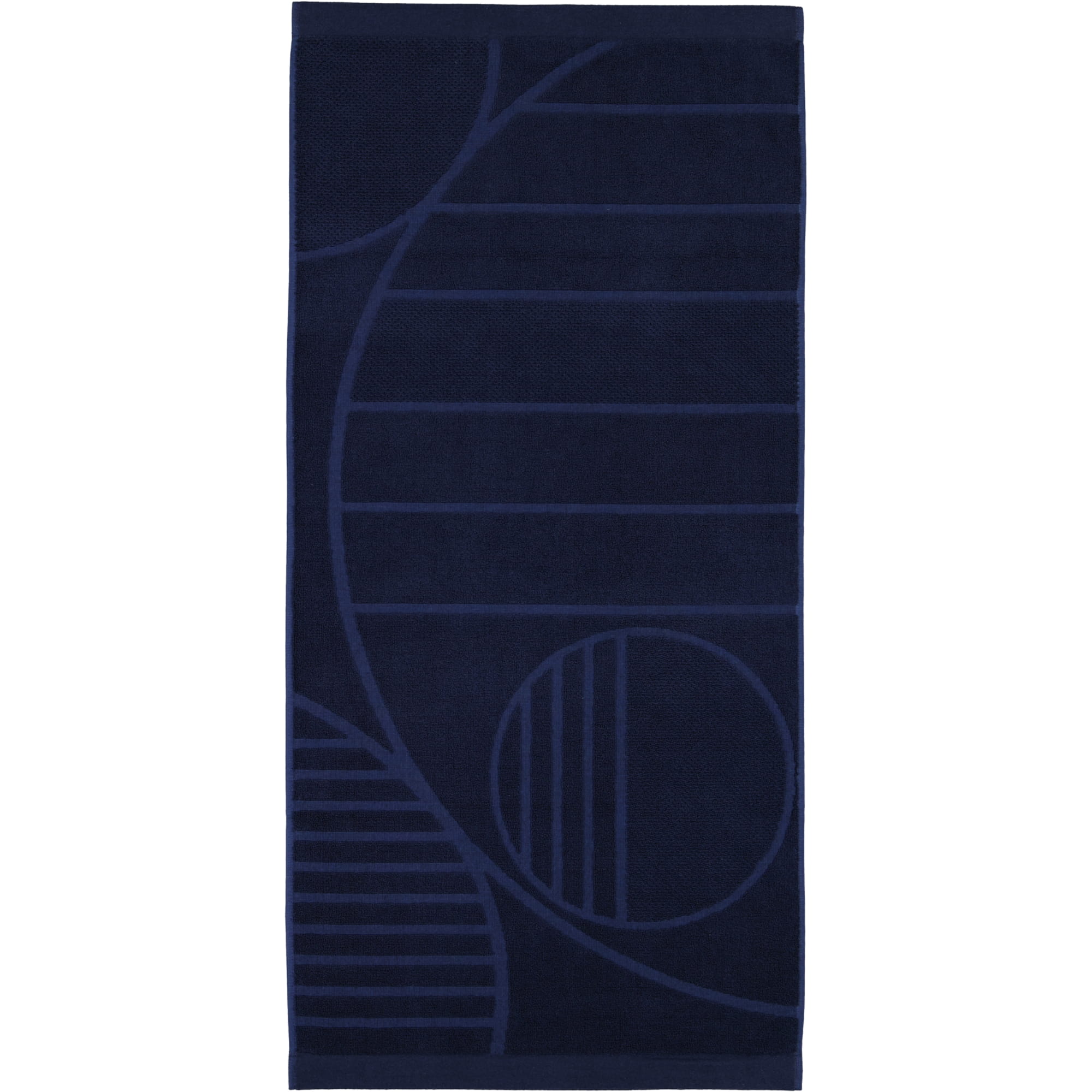 Möve Handtücher Autumn Delights Grafikstruktur dark blue - 426