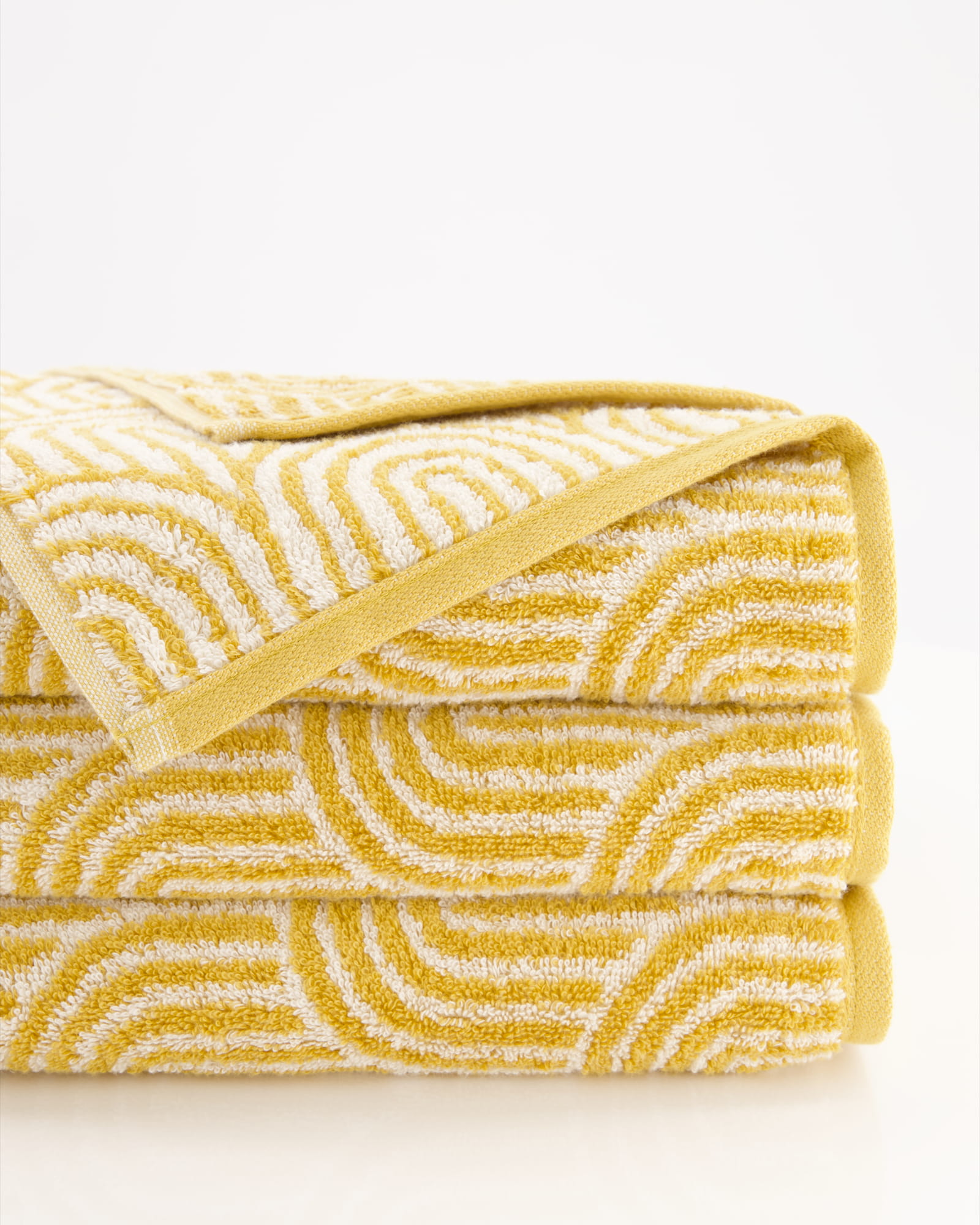 Cawö Handtücher Maison Bögen 6268 gold - 35 - Handtuch 50x100 cm