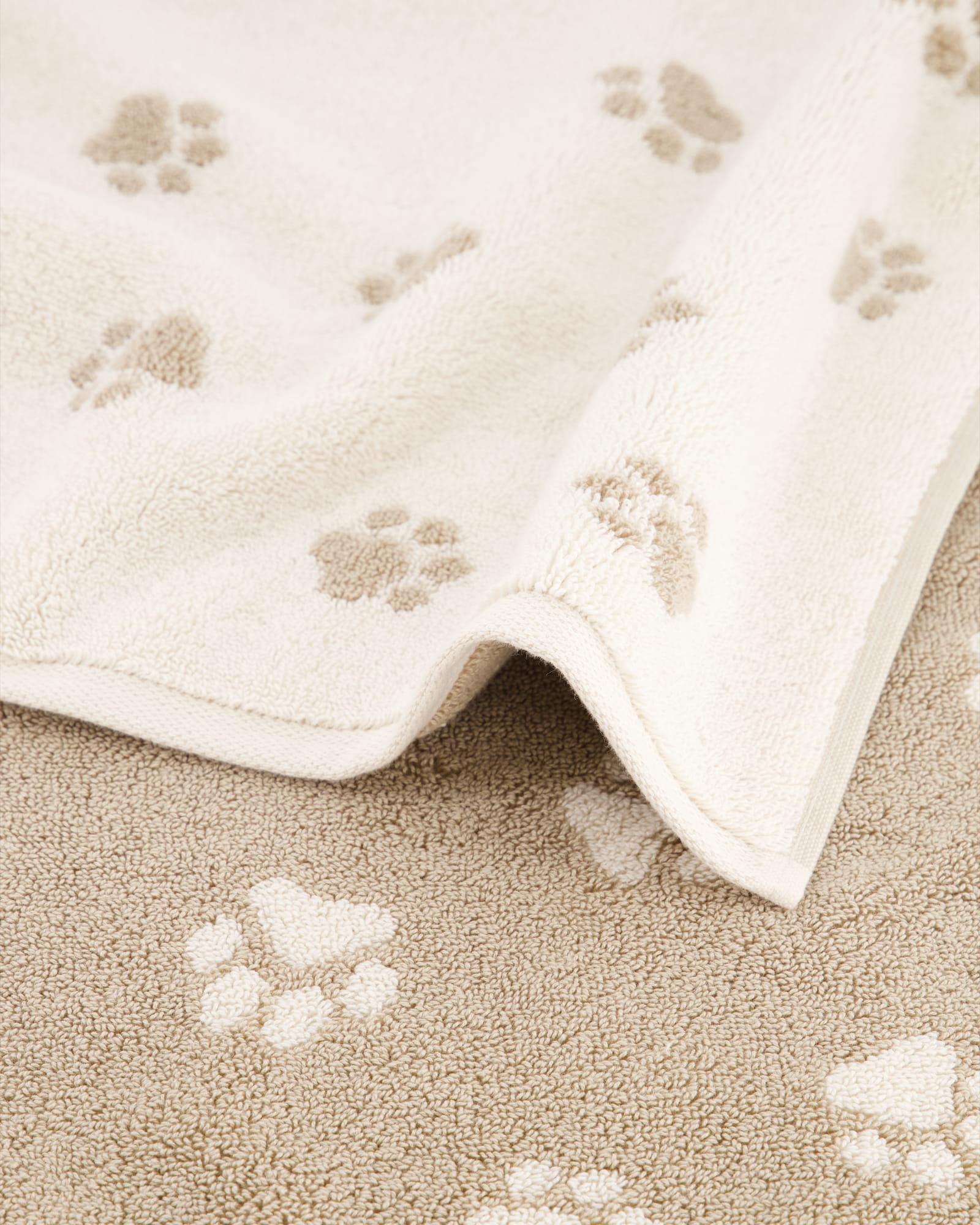 Cawö Badematten WE LOVE DOGS Paws 6247 natur/beige - 33 - 50x80 cm