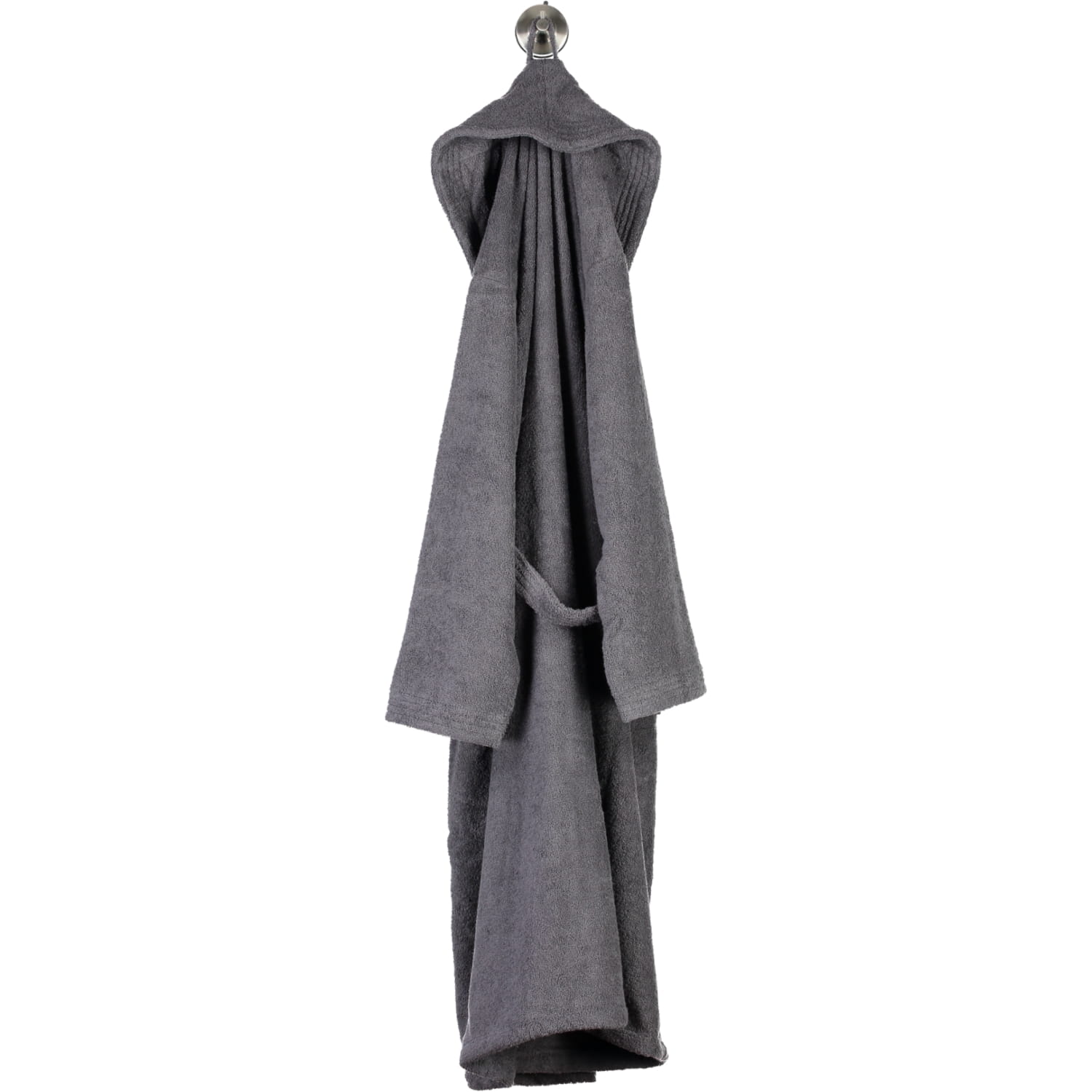 Rhomtuft - Bademantel Sir & Lady - Unisex - Farbe: zinn - 02 - M