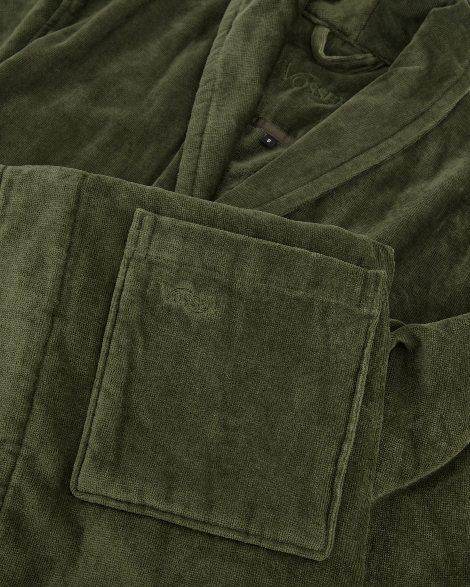 Vossen Bademäntel unisex Schalkragen Feeling-L mud green - 5830 - XXL