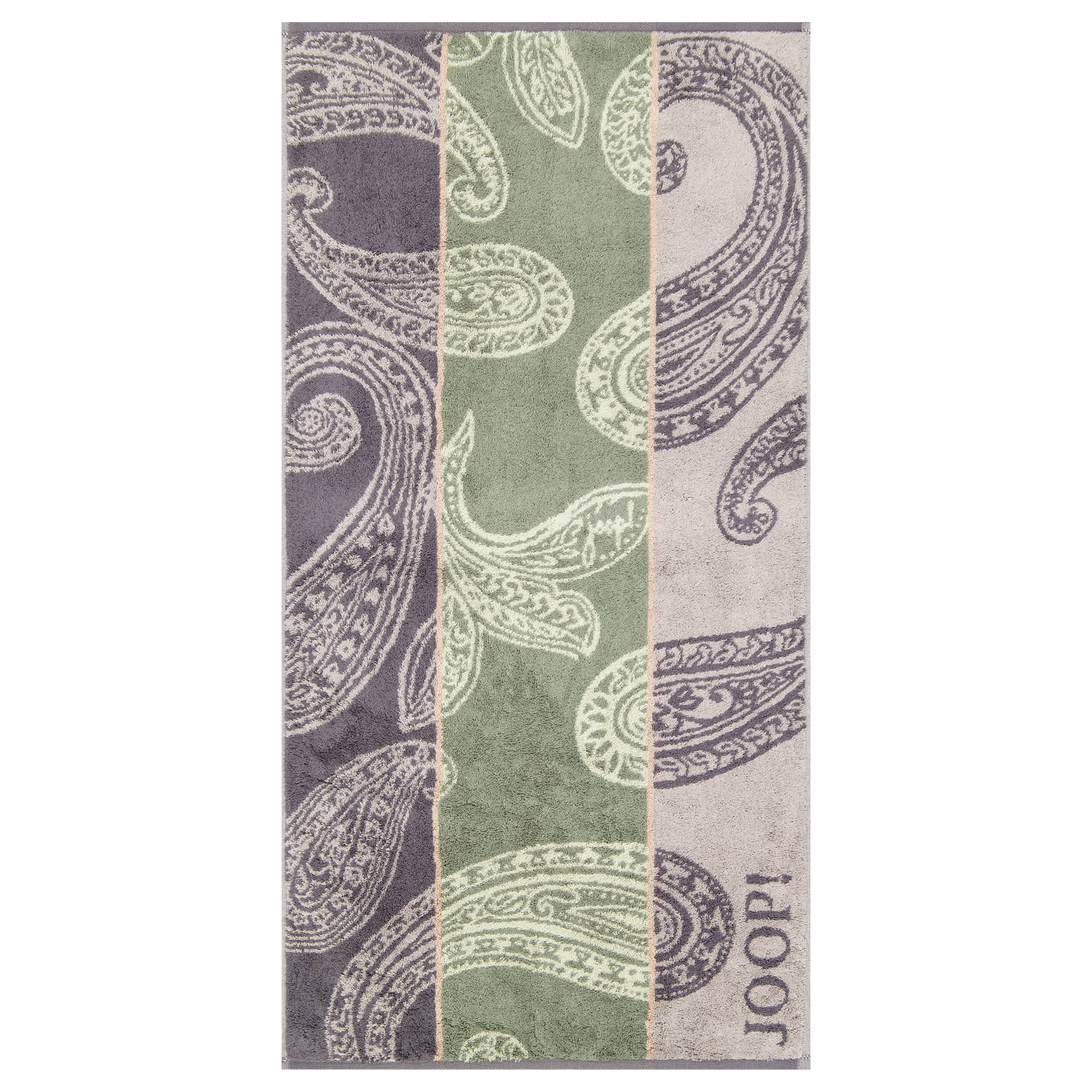 JOOP! Handtücher Contour Paisley 1714 Oliv - 47 - Handtuch 50x100 cm